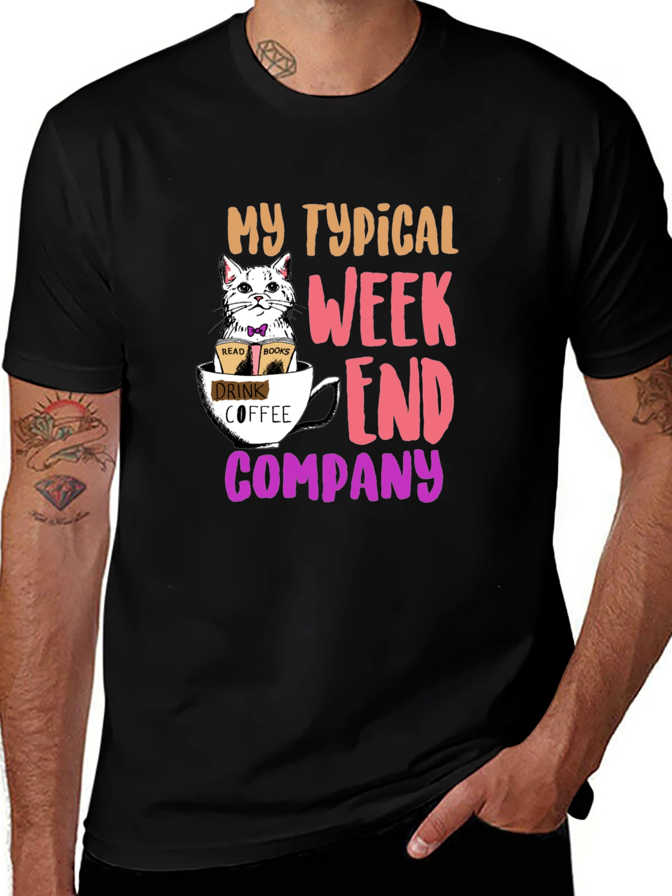 Variant 14 of My Typical Weekend Company Cat Lover T-Shirt