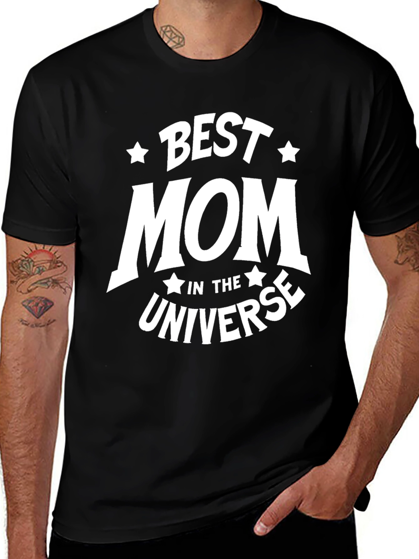 Variant 16 of Best Mom in the Universe T-Shirt