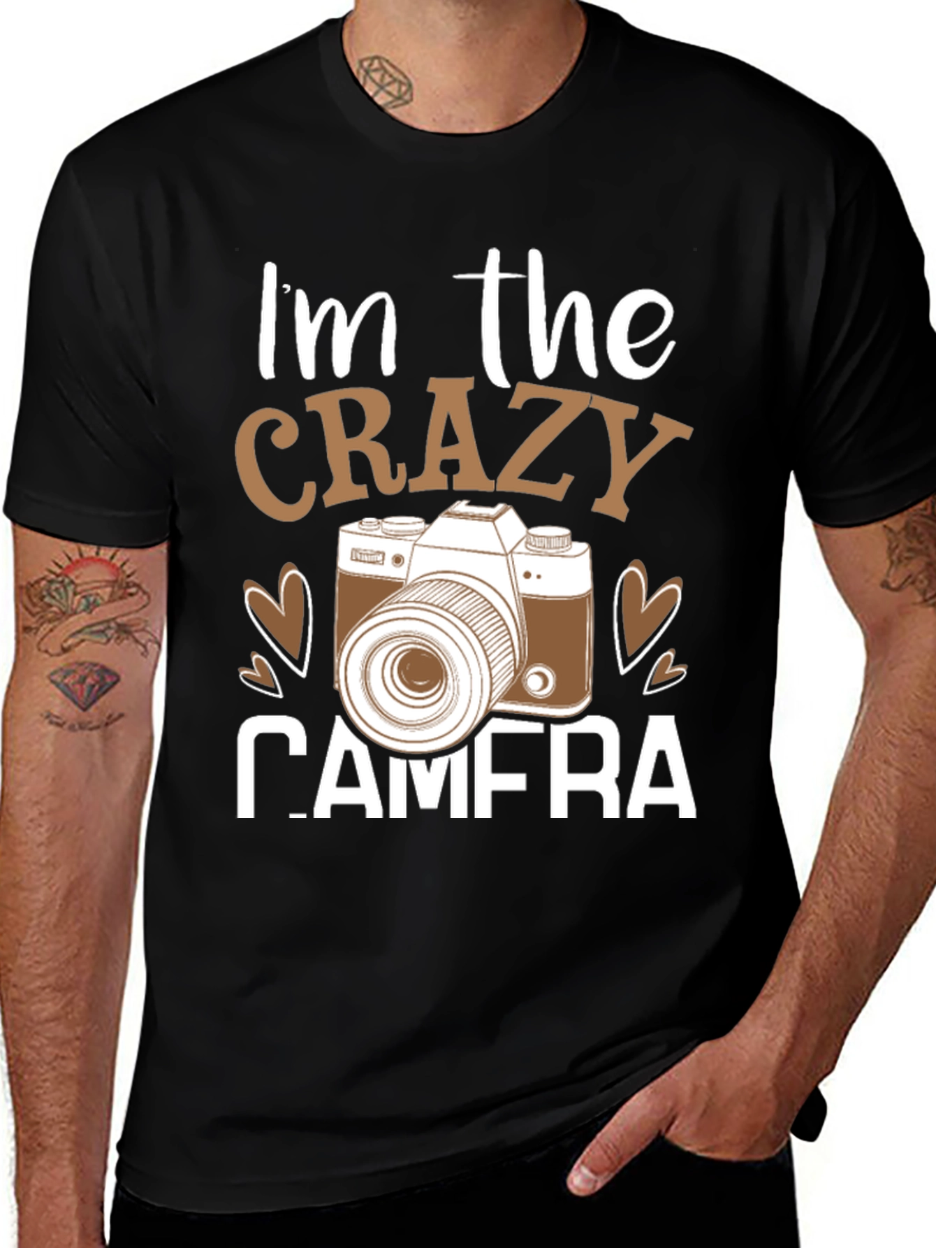 Variant 8 of Crazy Camera T-Shirt - Photography Lover Gift