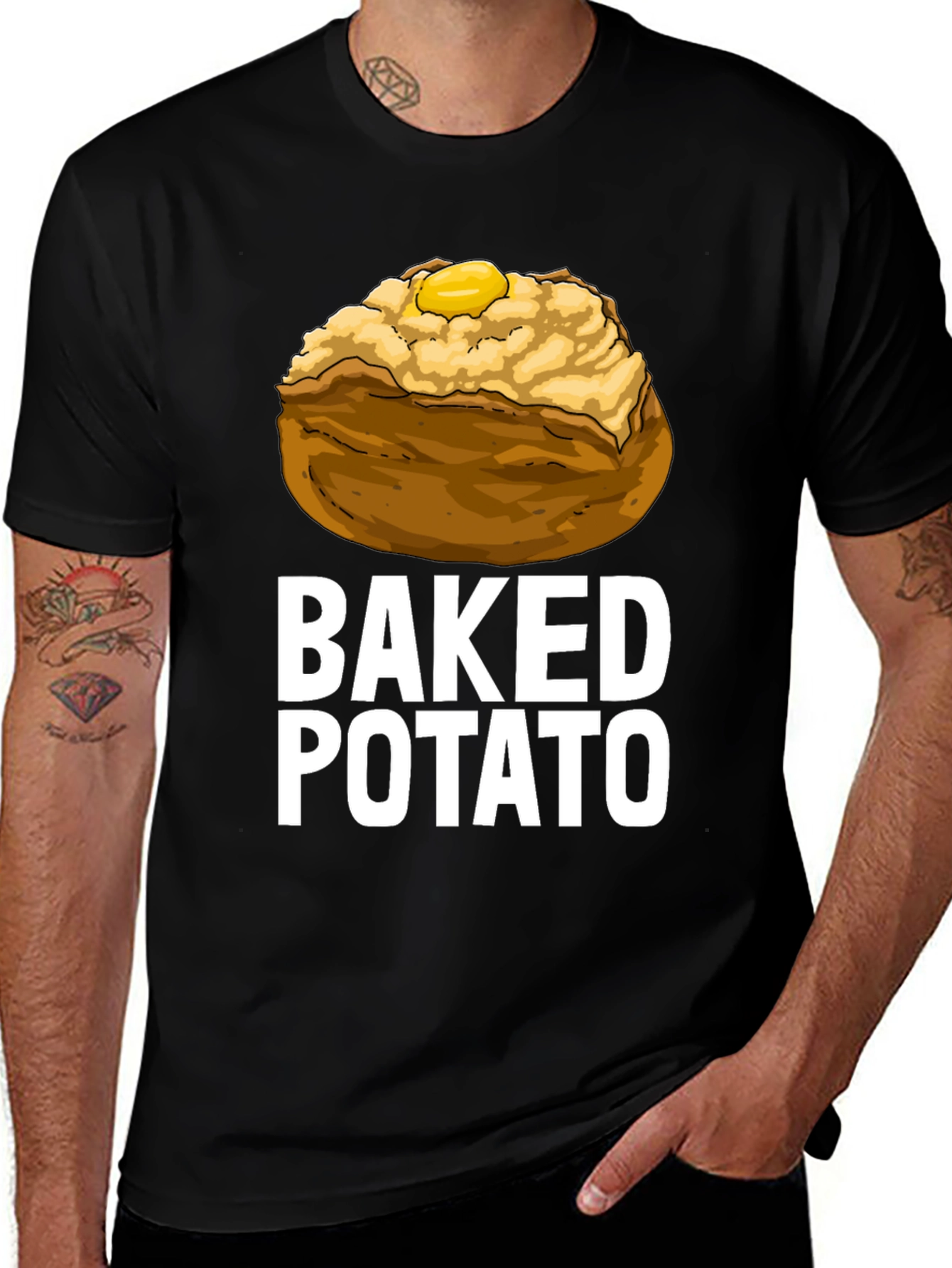 Baked Potato T-Shirt - Foodie Humor Tee