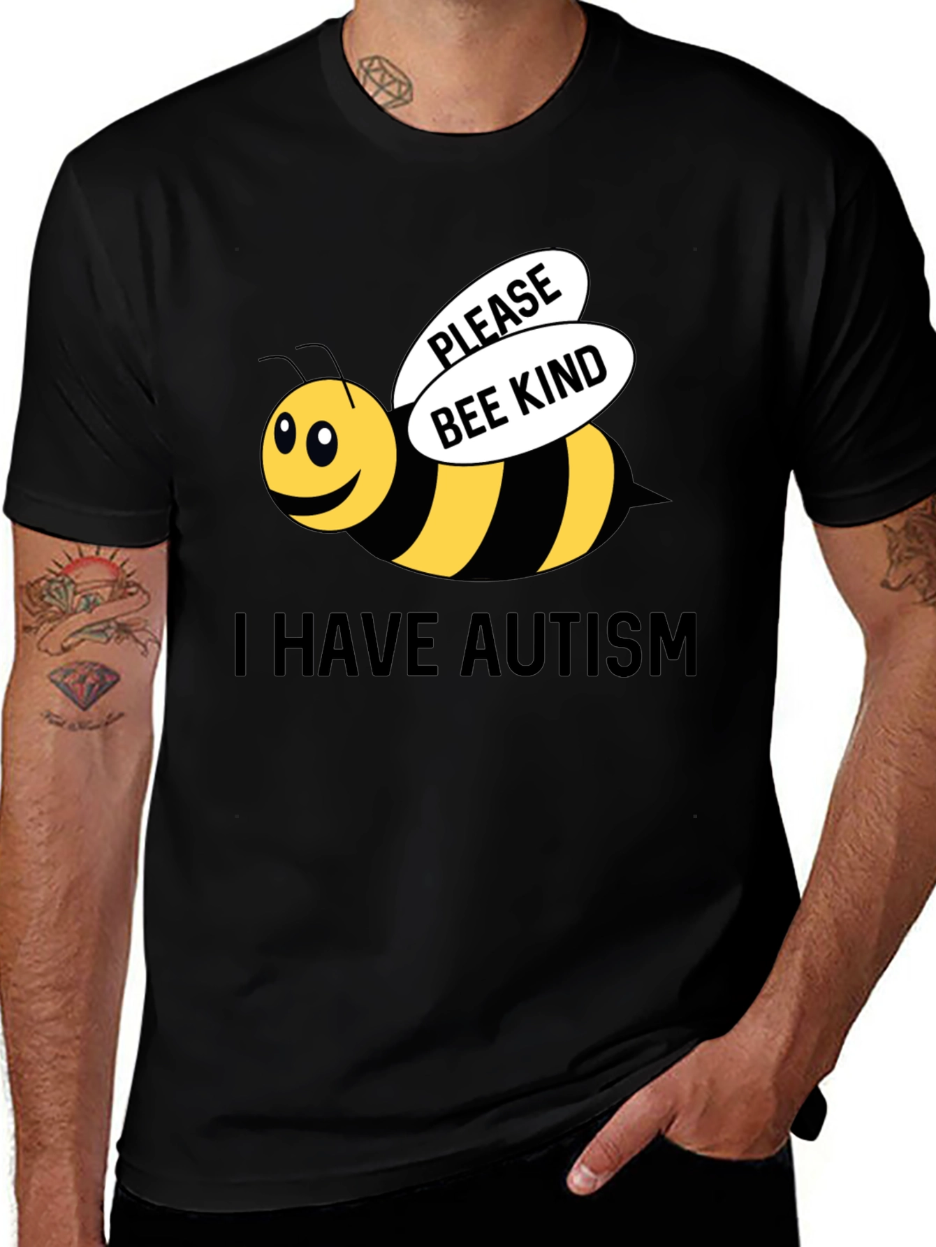 Variant 15 of Please Bee Kind Autism Awareness T-Shirt
