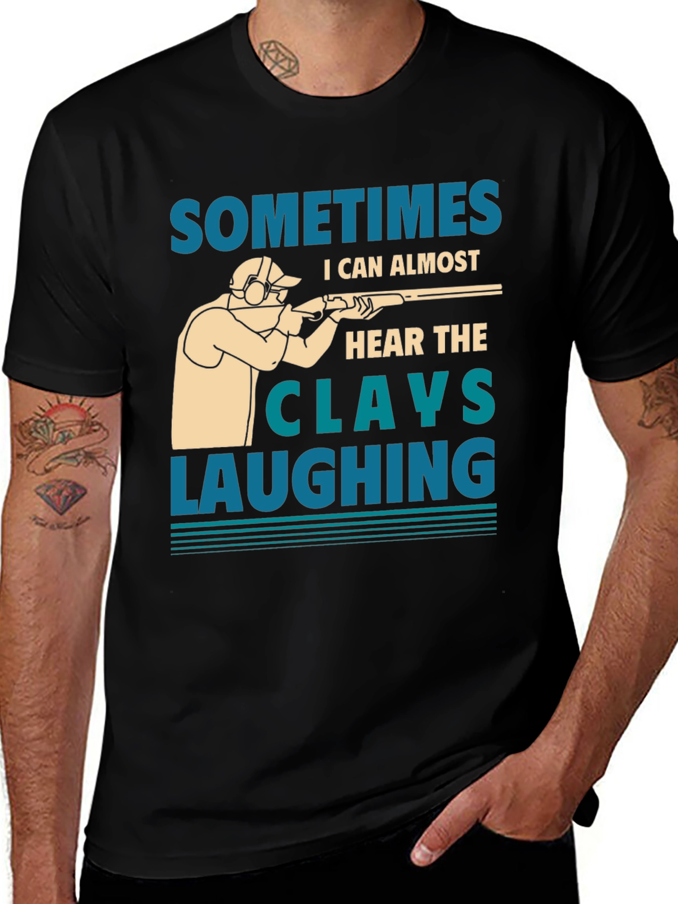Variant 15 of Clays Laughing Graphic T-Shirt