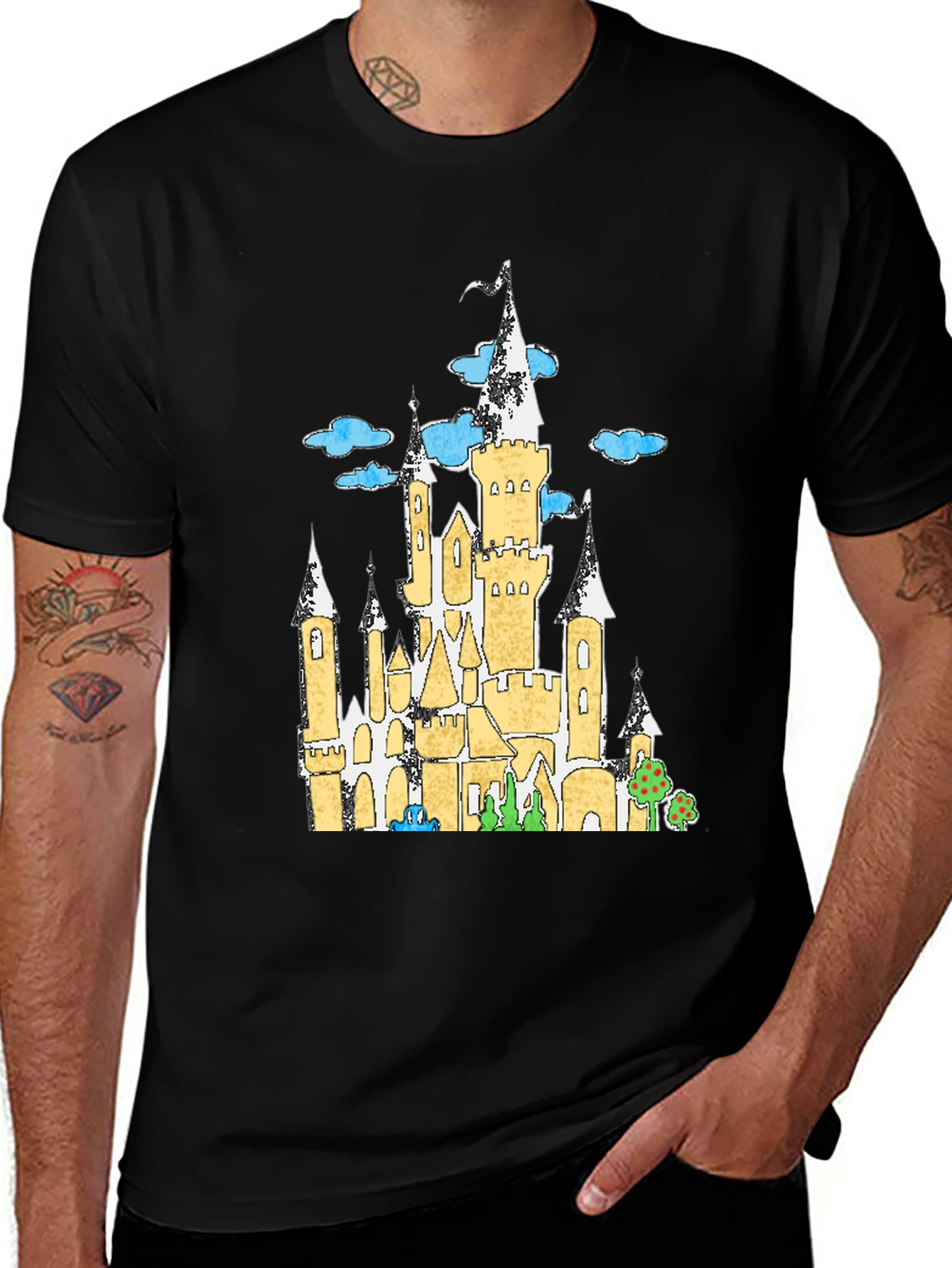 Variant 10 of Castle Graphic T-Shirt