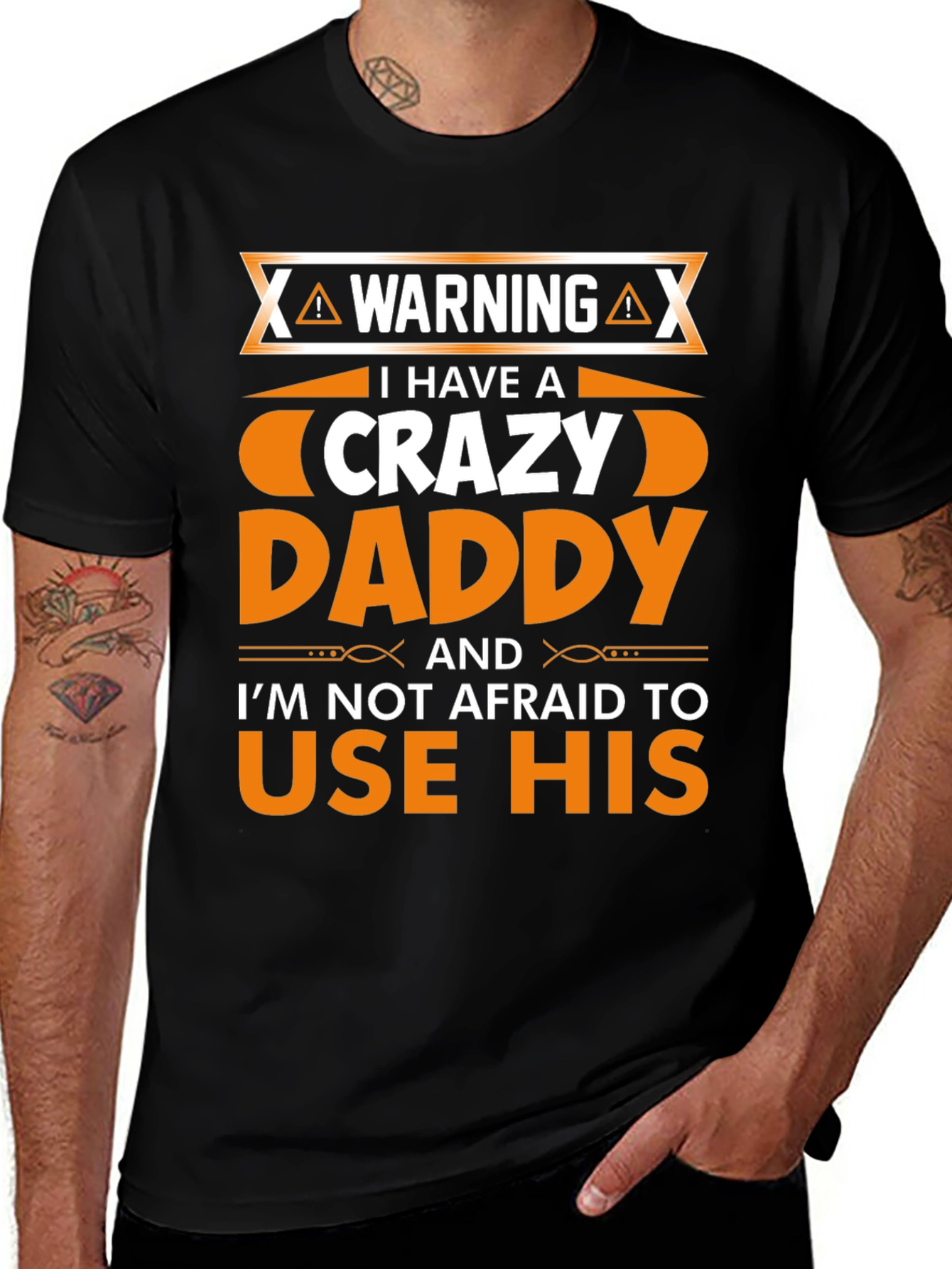 Variant 9 of Crazy Daddy T-Shirt Novelty Father's Day Gift