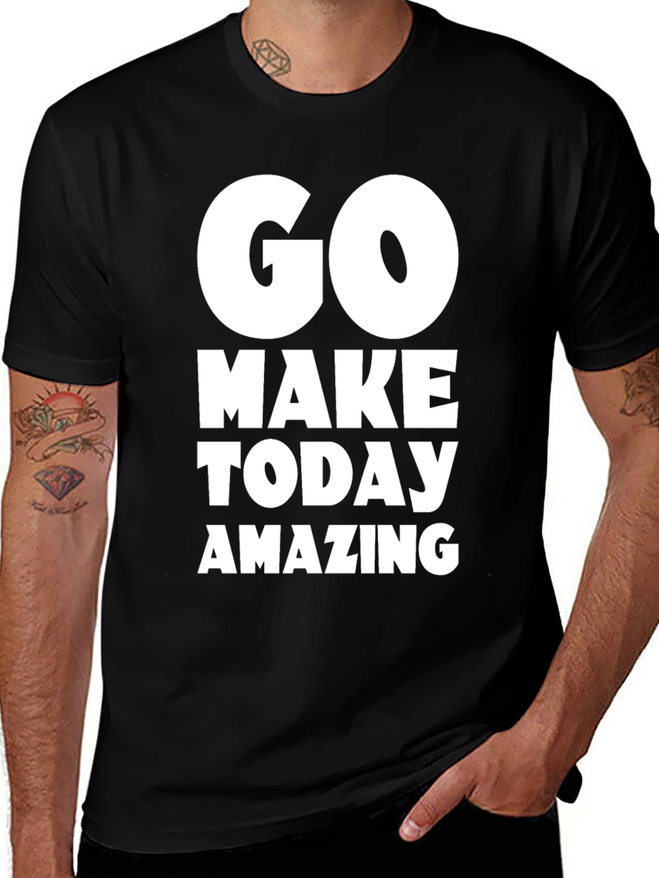 Variant 3 of Go Make Today Amazing T-Shirt - Motivational Tee