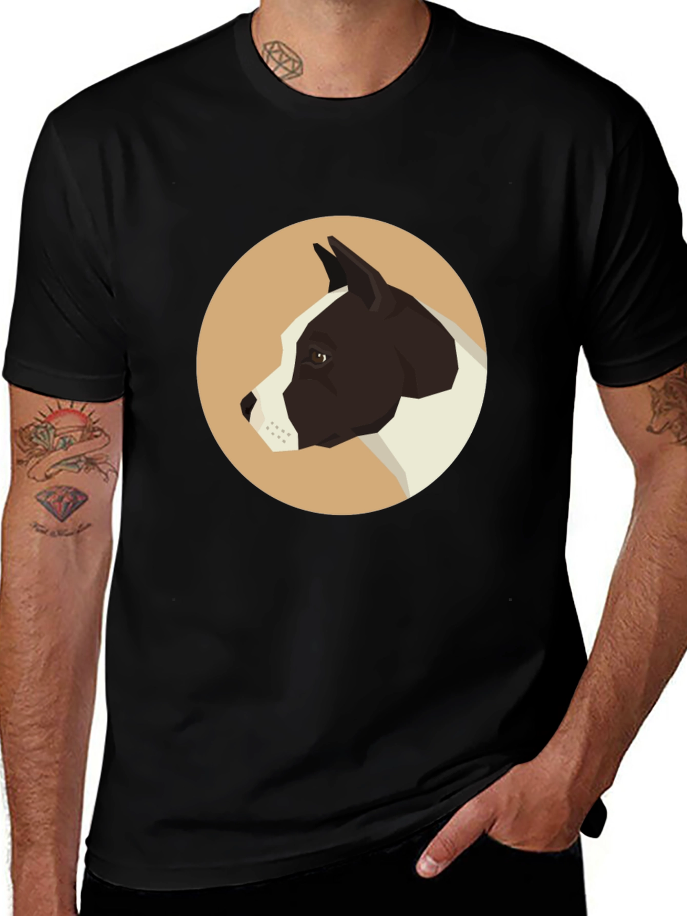 Variant 14 of Dog Breed Graphic T-Shirt - Modern Pet Lover's Tee