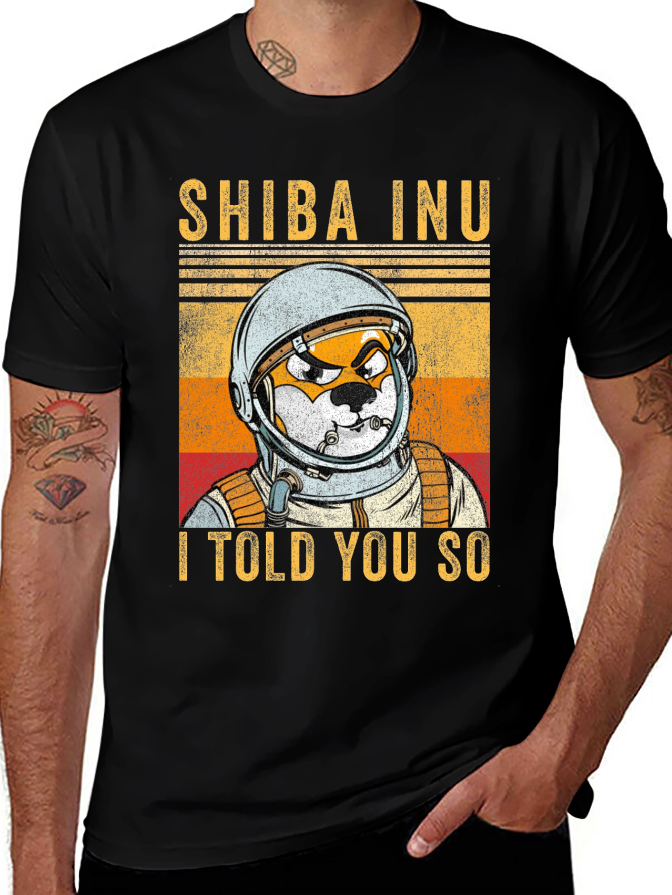 Shiba Inu Astronaut T-Shirt - I Told You So!