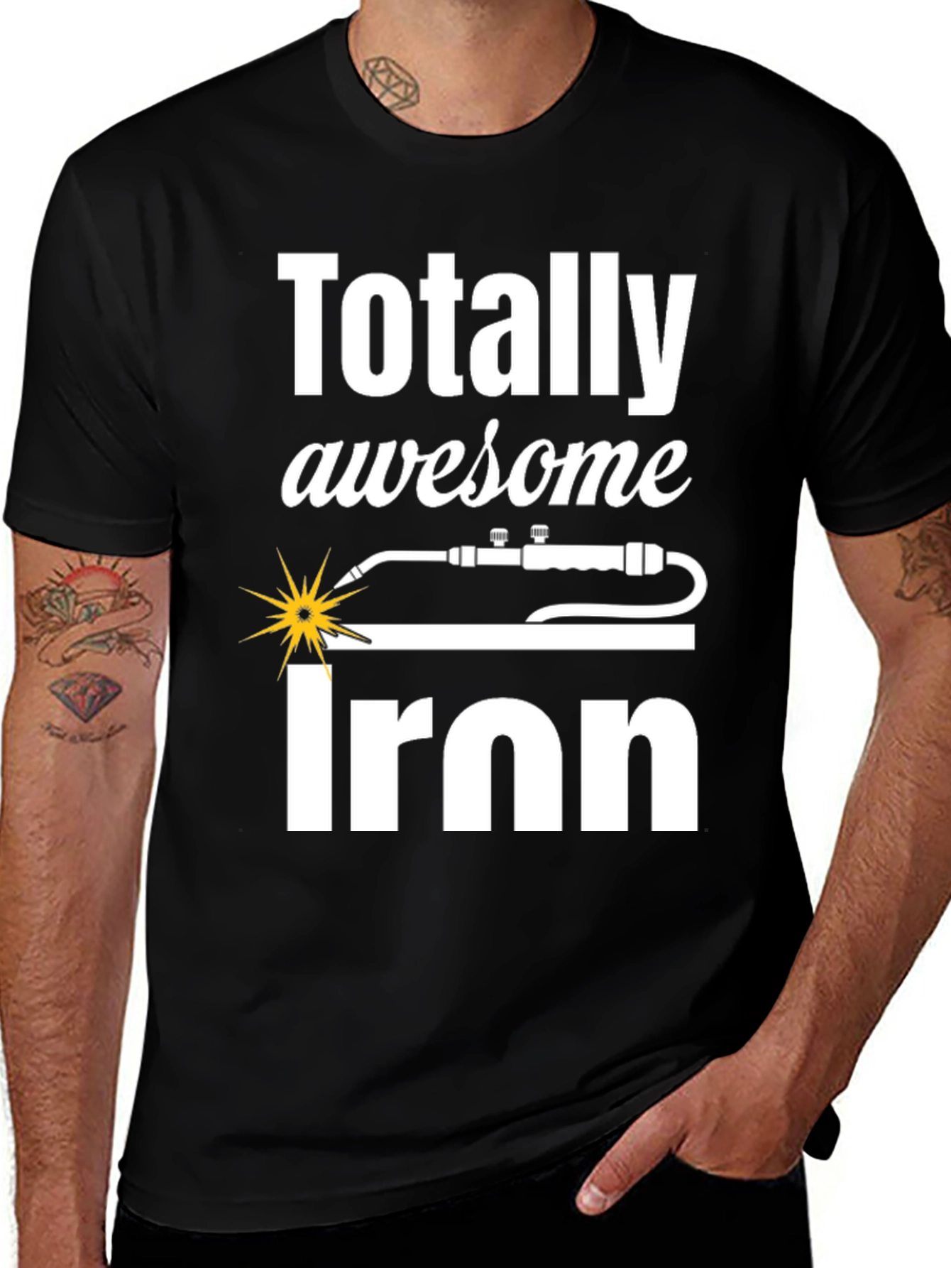 Variant 10 of Totally Awesome Iron Worker T-Shirt