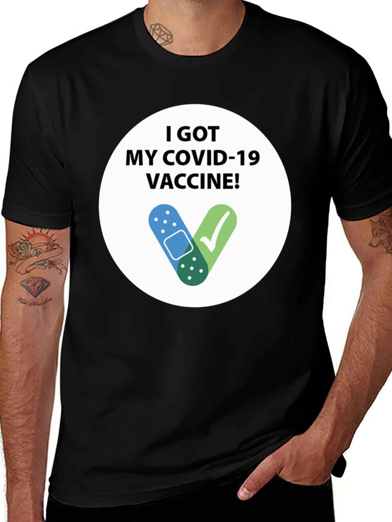 Variant 18 of I Got My COVID-19 Vaccine T-Shirt