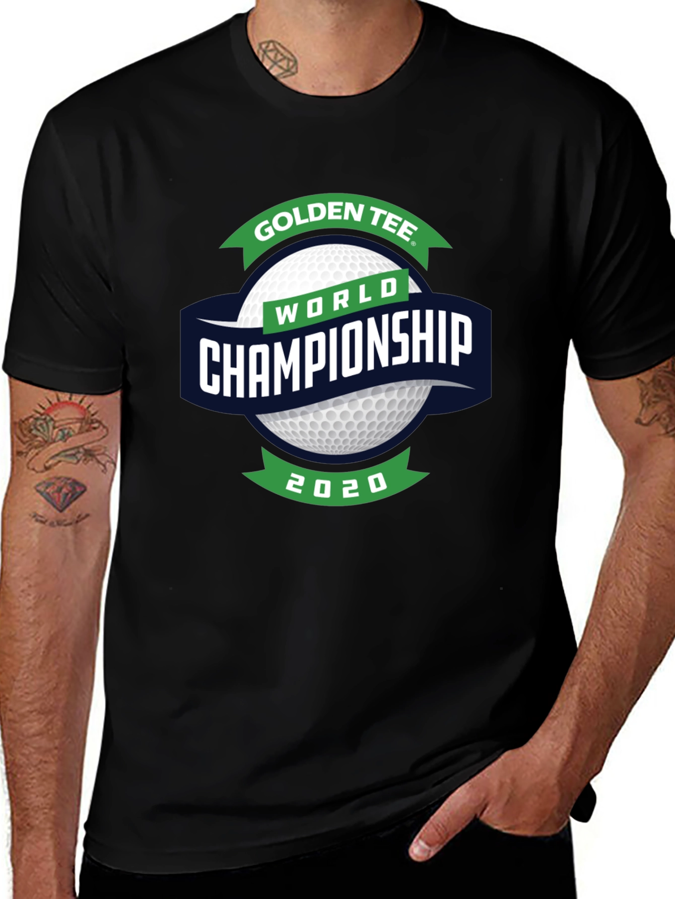 Golden Tee World Championship 2020 Black T-Shirt