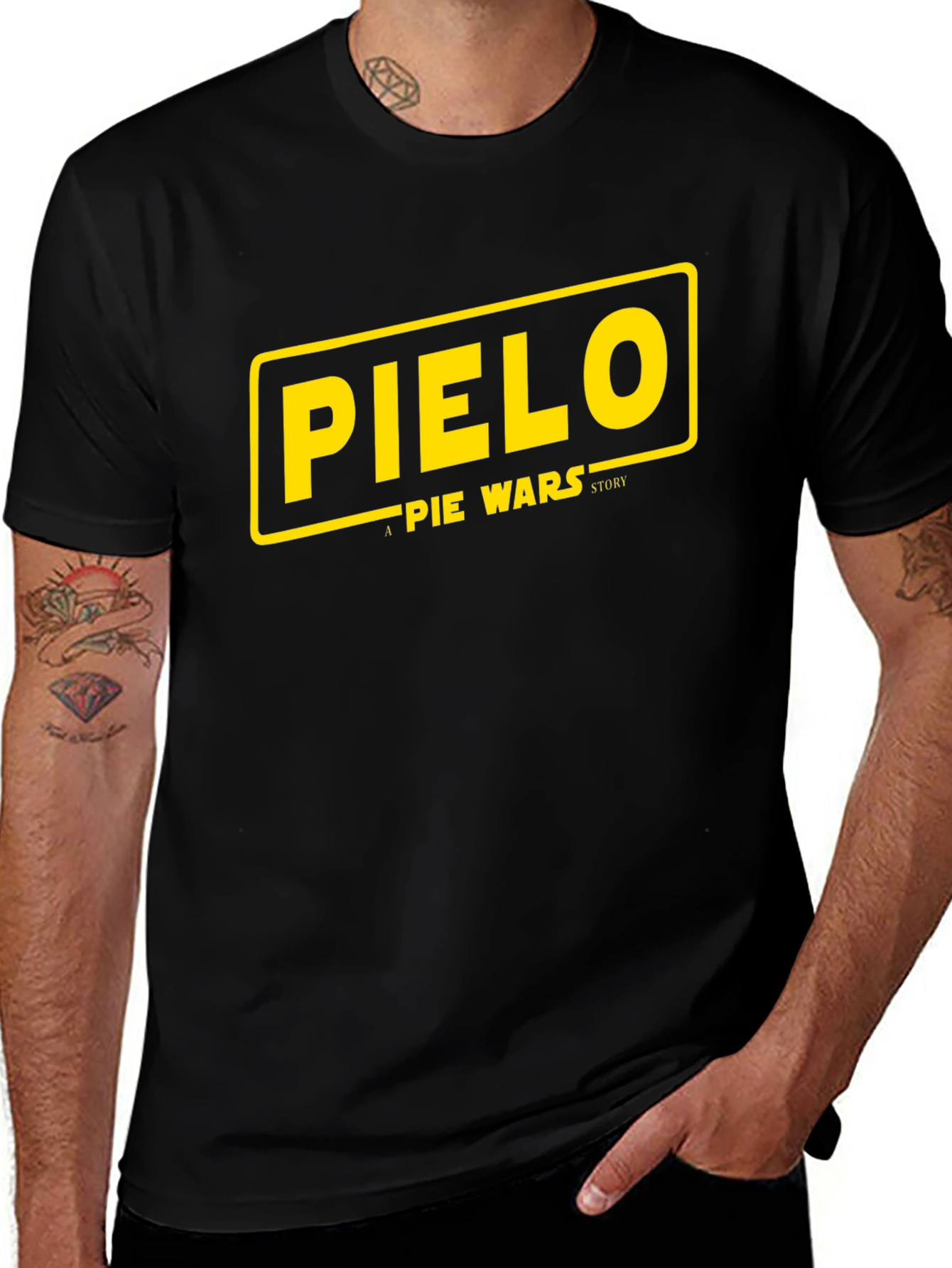 Variant 9 of Pielo Pie Wars Story Black T-Shirt