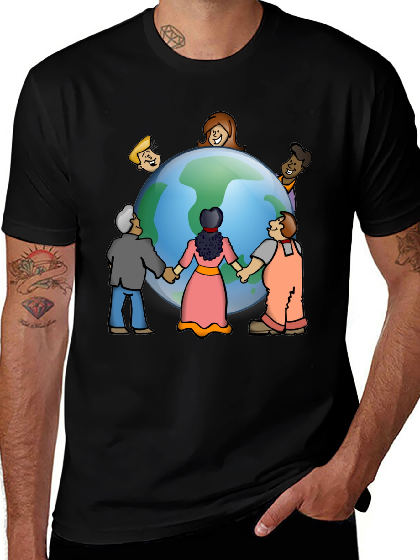 Variant 13 of Unity Earth Graphic T-Shirt