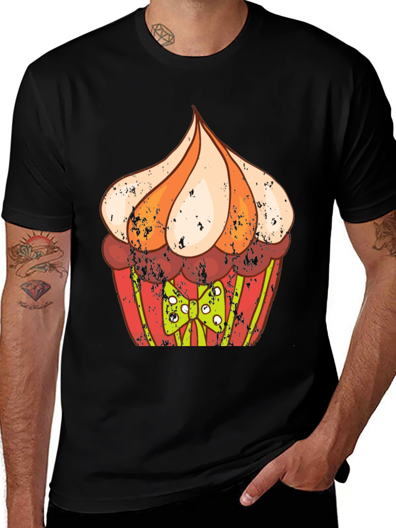 Variant 6 of Cupcake Graphic Tee - Sweet Treat Design