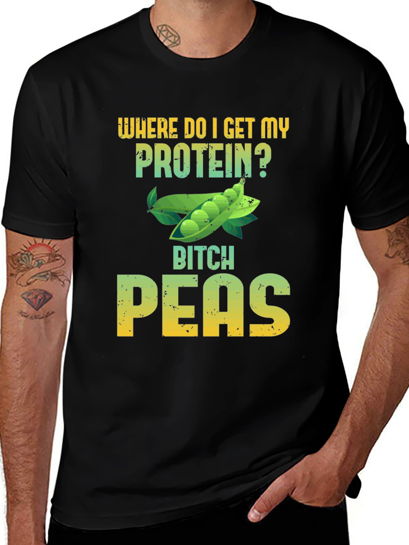 Variant 8 of Protein Peas Graphic T-Shirt