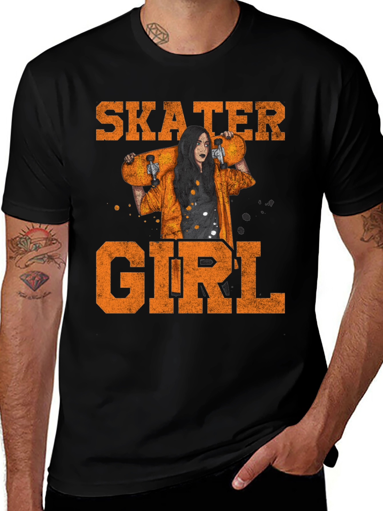 Variant 20 of Skater Girl Graphic Print Tee