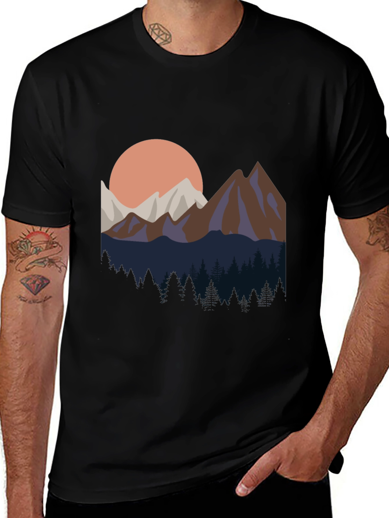 Mountainscape Graphic Tee