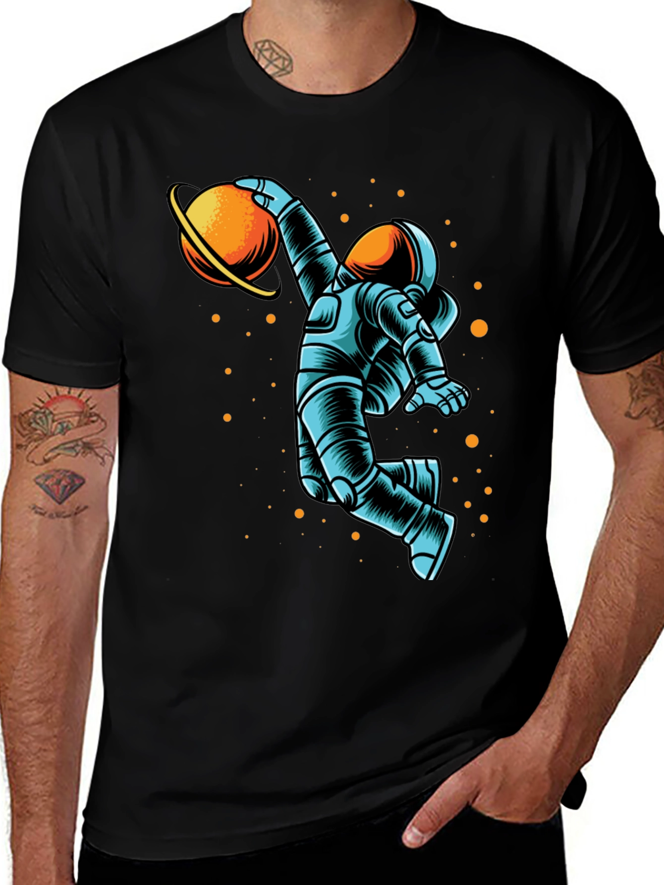 Variant 21 of Astronaut Planet Dunk Graphic T-Shirt