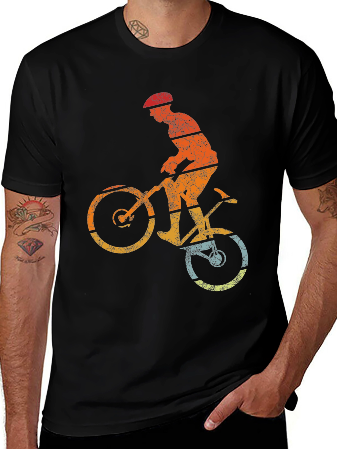 Variant 10 of Retro Mountain Bike T-Shirt - Vintage Cyclist Tee