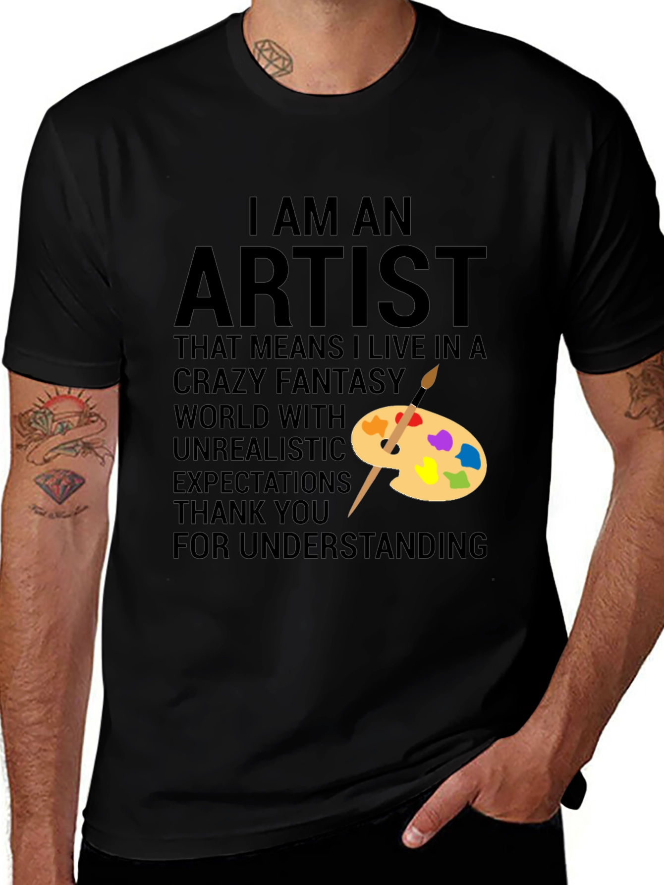 Variant 20 of I Am An Artist T-Shirt - Creative Apparel