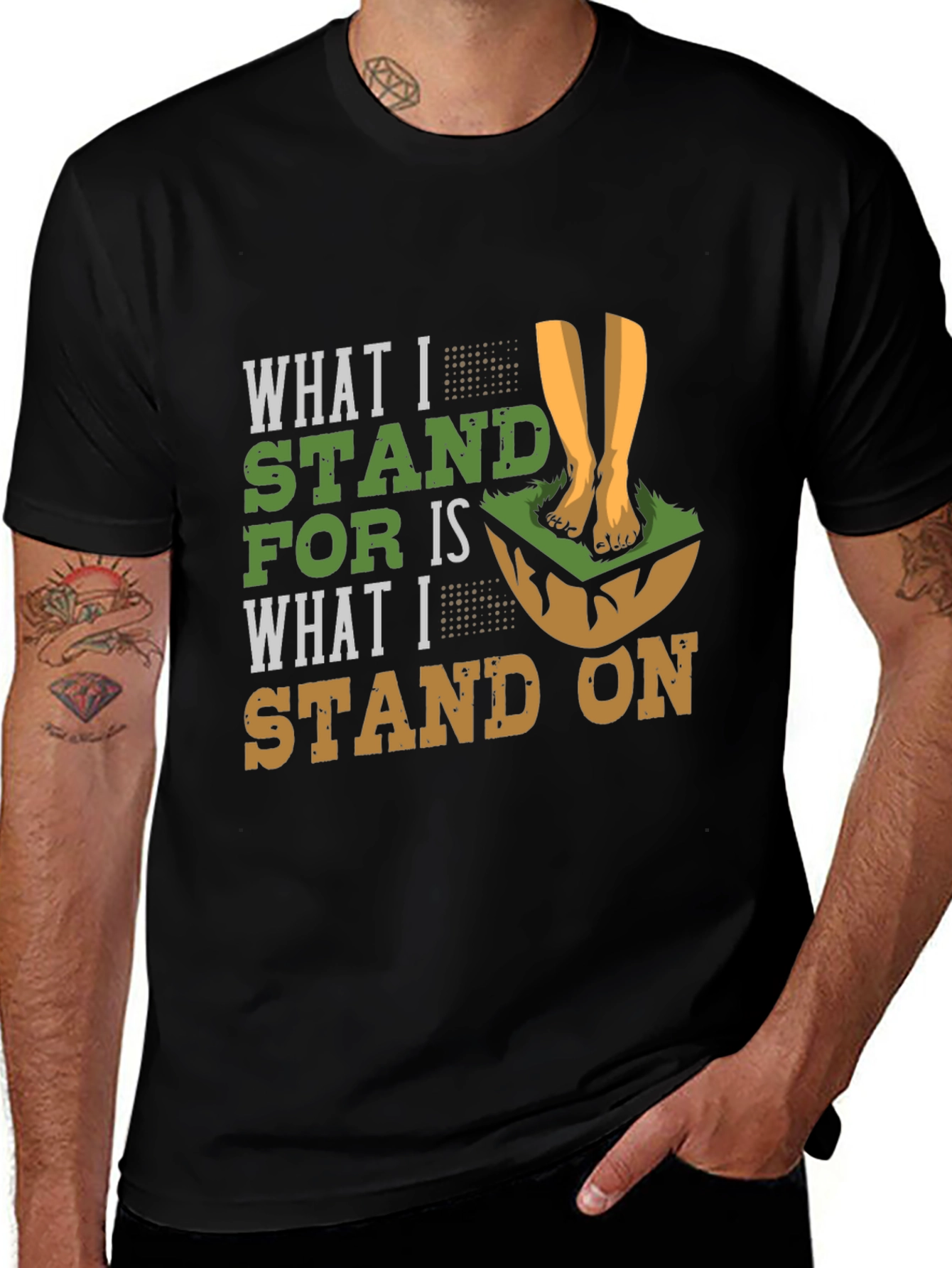 Variant 14 of What I Stand For Graphic Tee