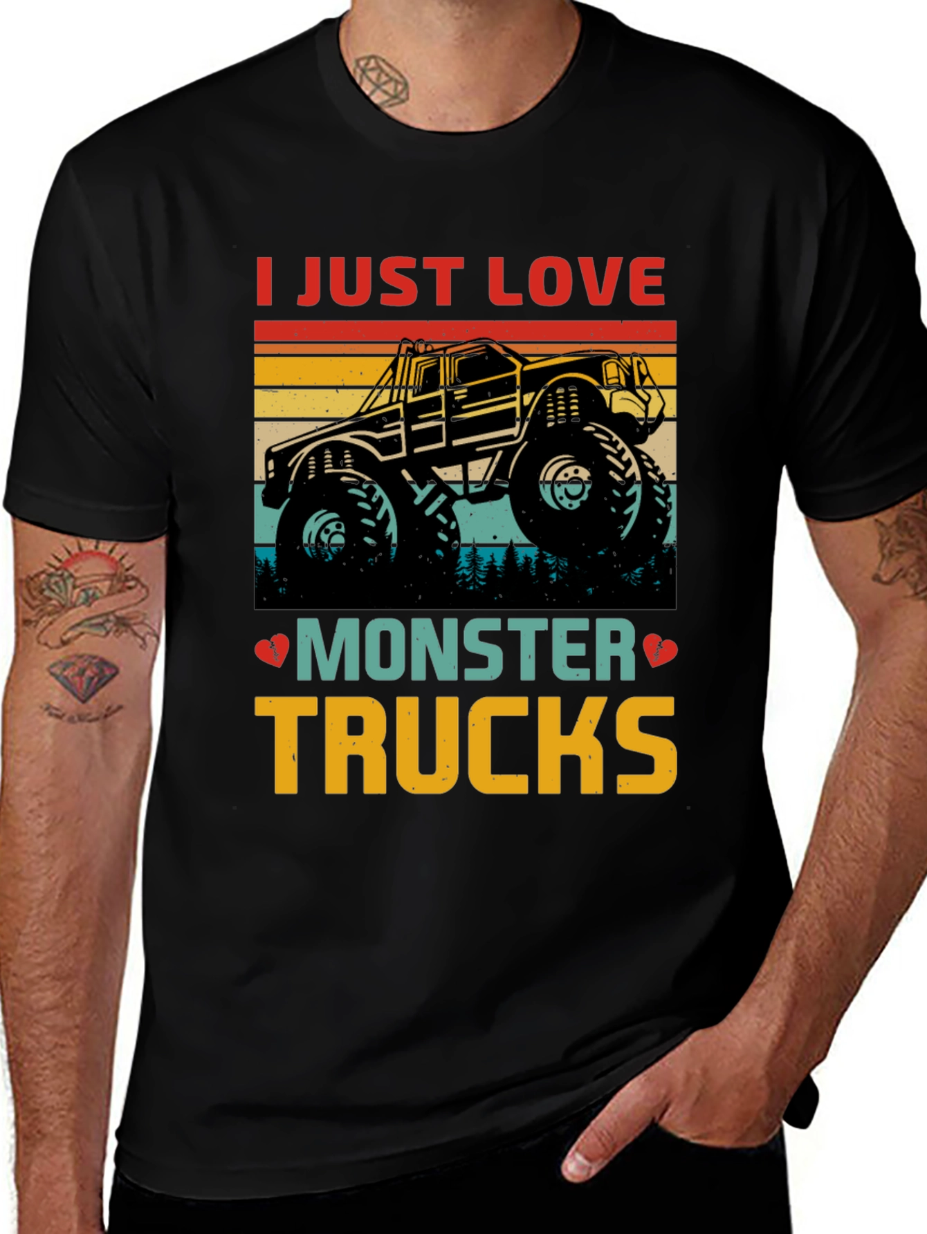 Variant 17 of Monster Truck Lover Graphic T-Shirt