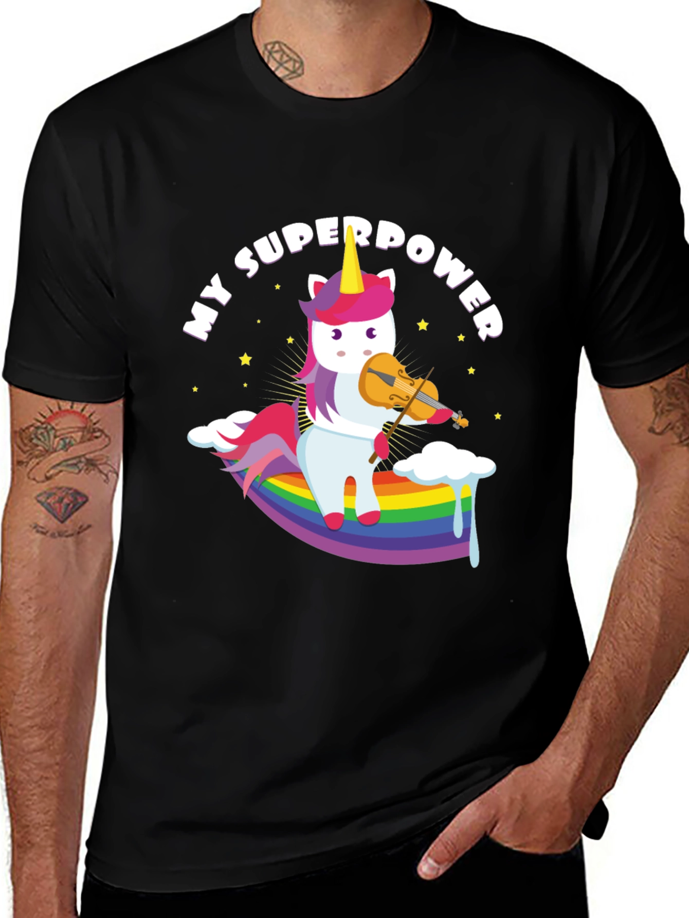 Variant 23 of My Superpower Unicorn T-Shirt