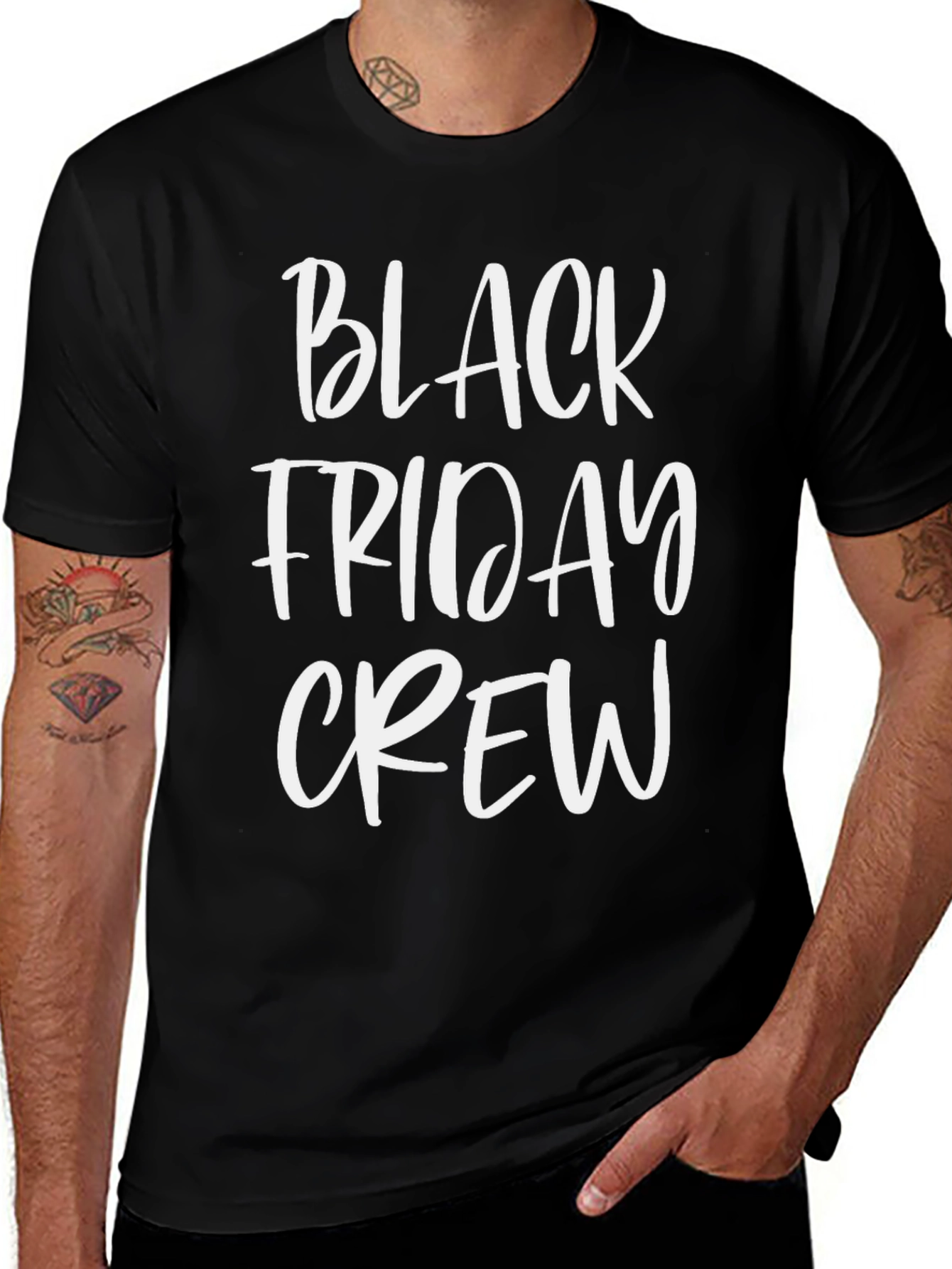 Black Friday Crew T-Shirt - Graphic Tee
