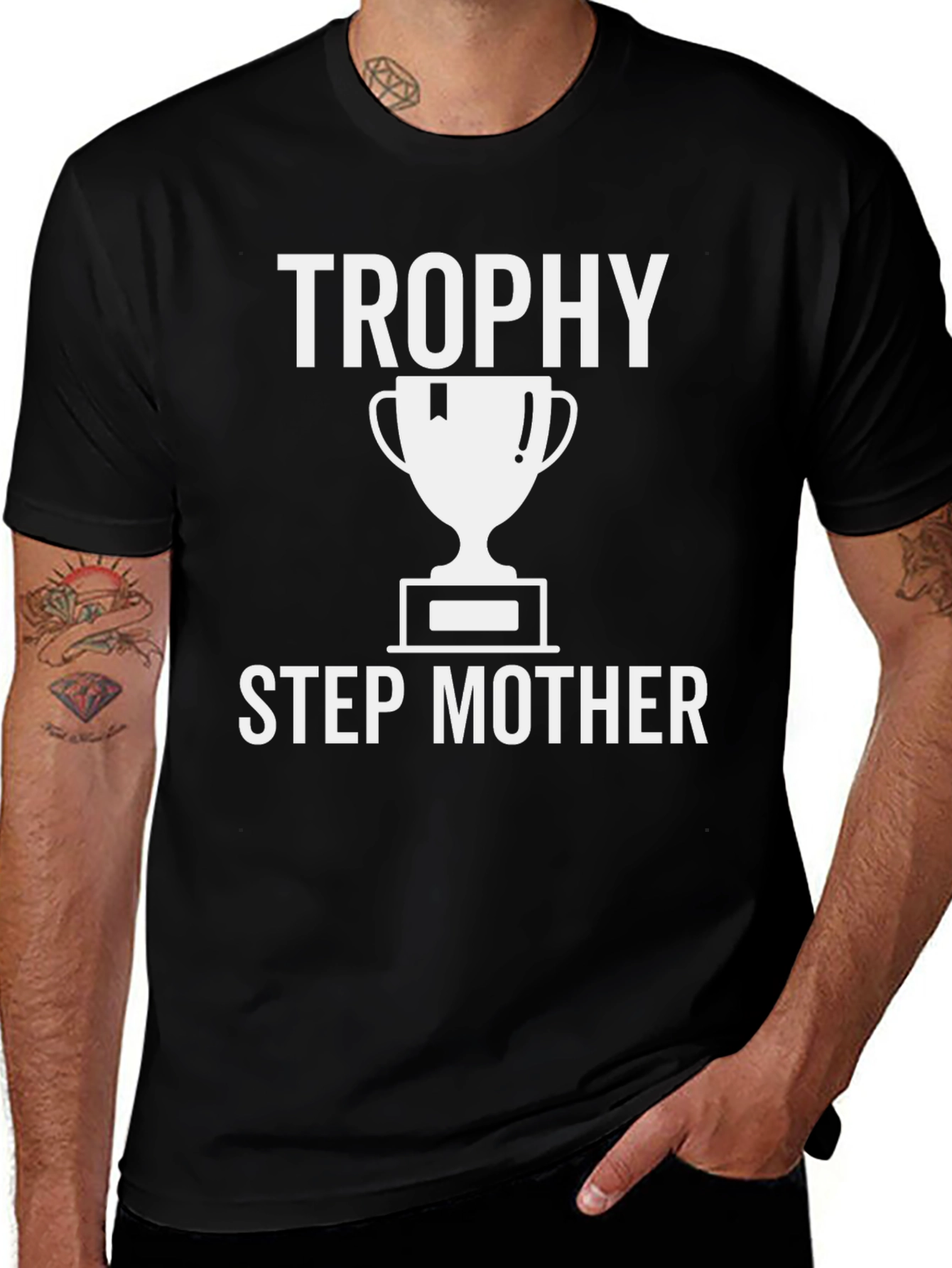 Trophy Step Mother Graphic T-Shirt