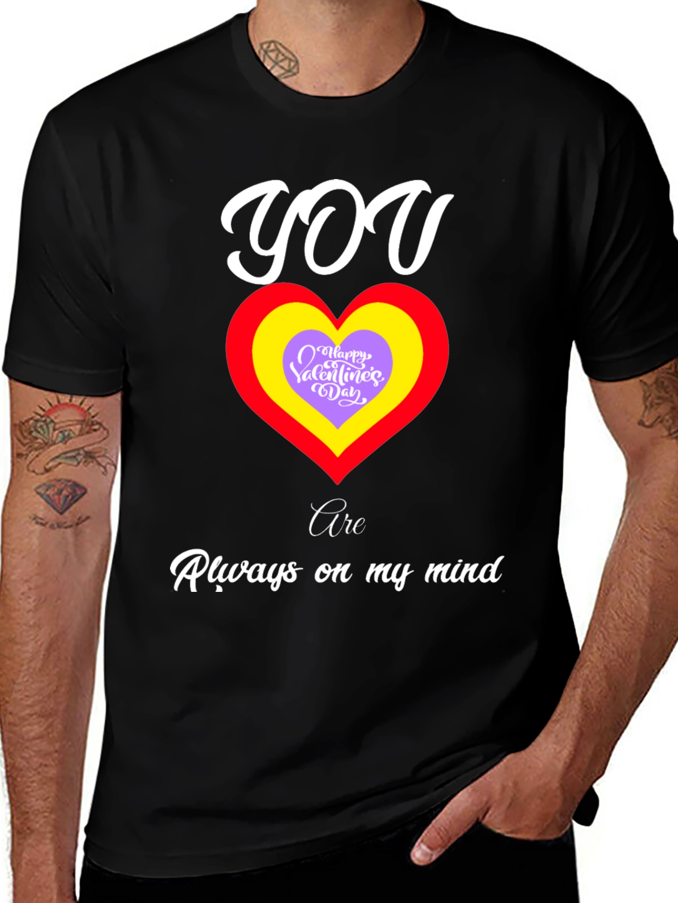 Variant 7 of You Are Always On My Mind Valentine's Day Graphic Tee