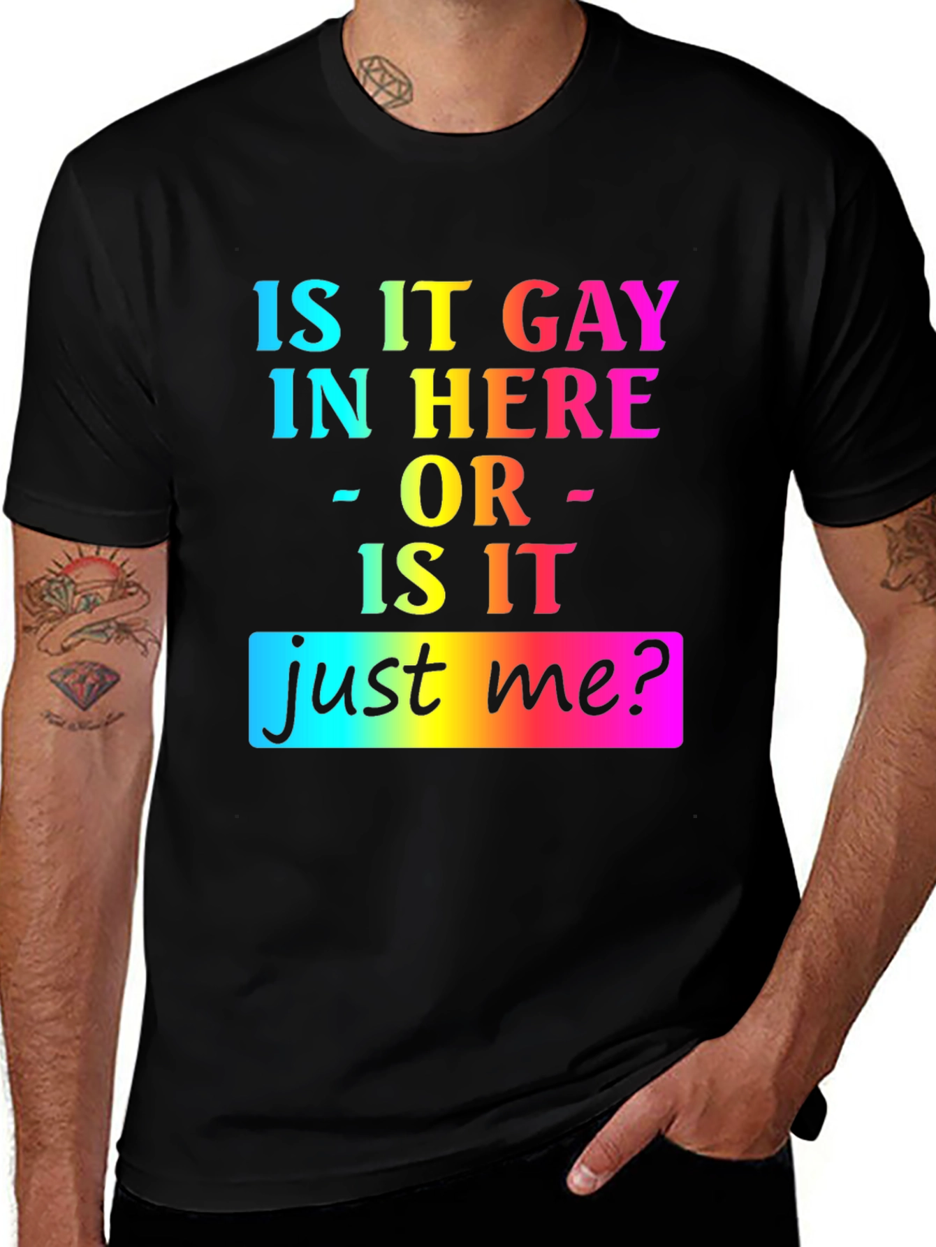 Variant 5 of Is It Gay In Here? Graphic Tee