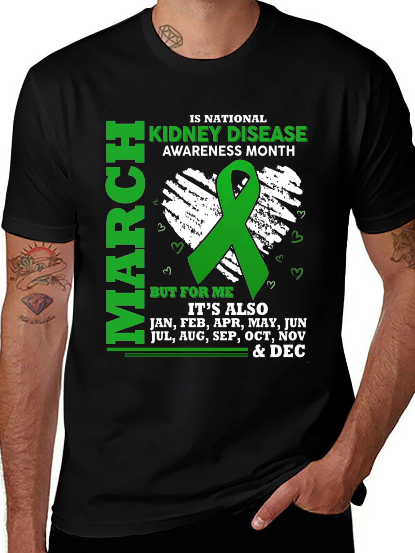 Variant 19 of Kidney Disease Awareness Month T-Shirt