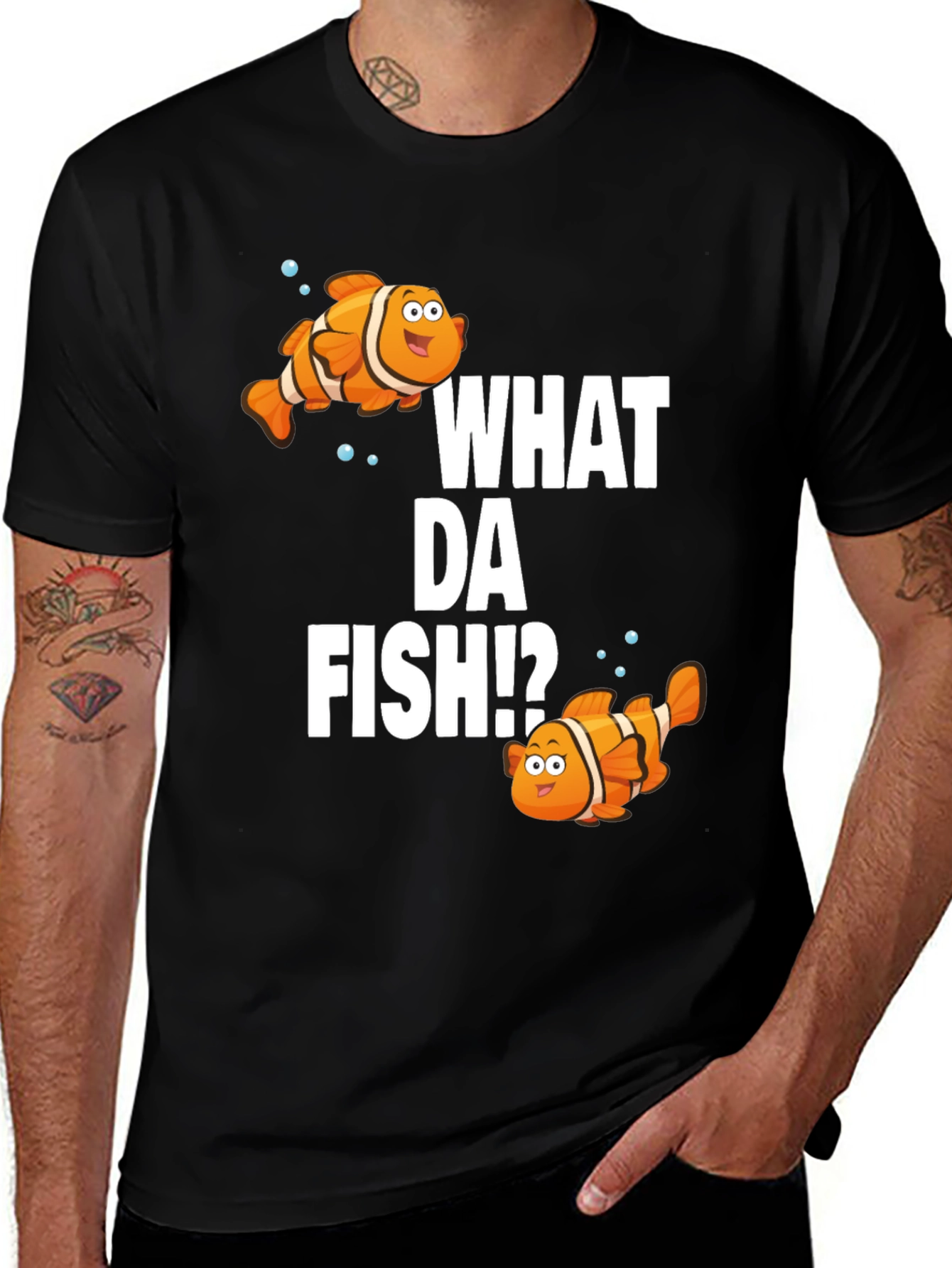 Variant 2 of What Da Fish!? Graphic T-Shirt