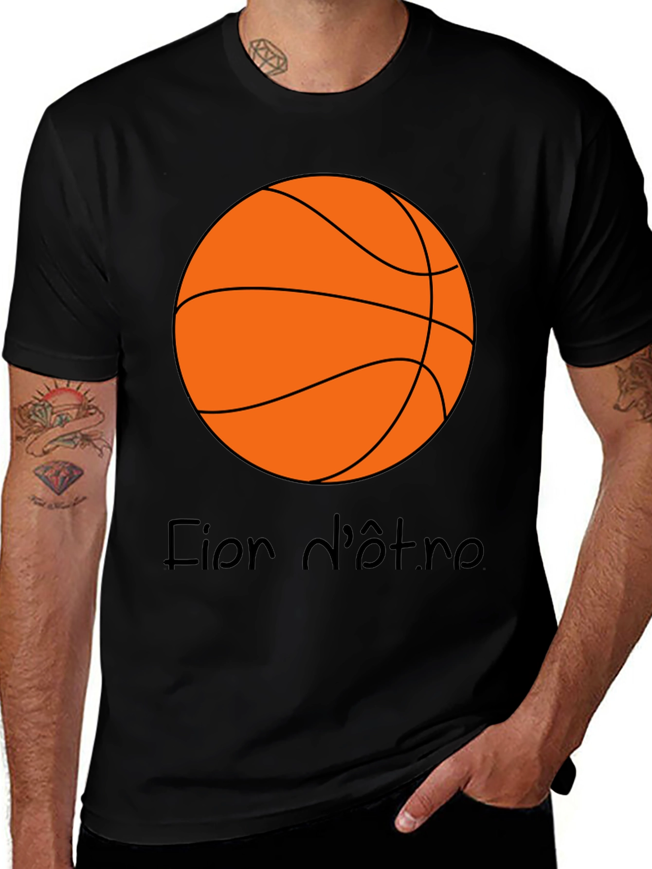 Variant 16 of Basketball Graphic T-Shirt - Fier D'être