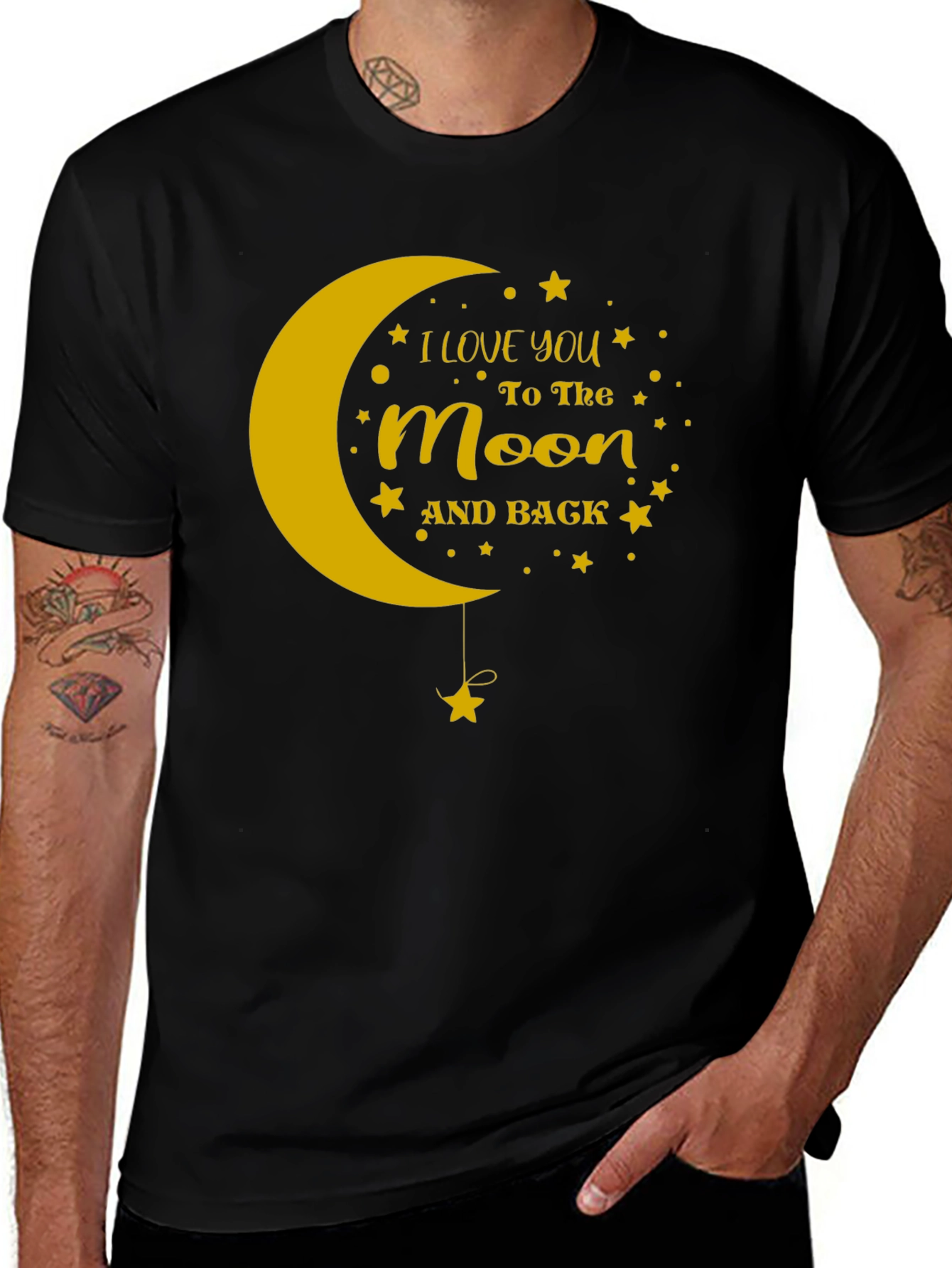 I Love You to The Moon and Back Graphic T-Shirt