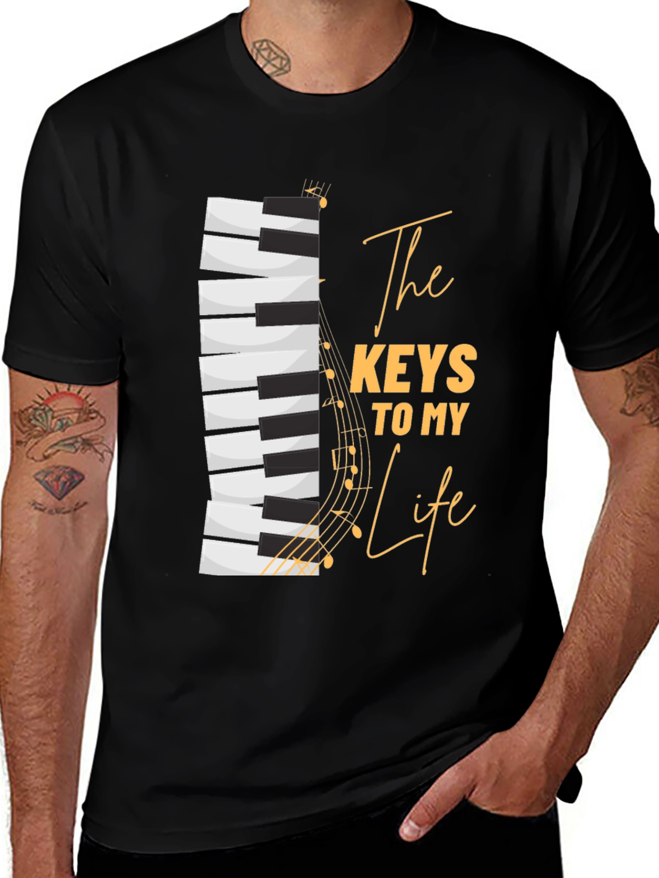 Musical Keys to My Life Graphic T-Shirt