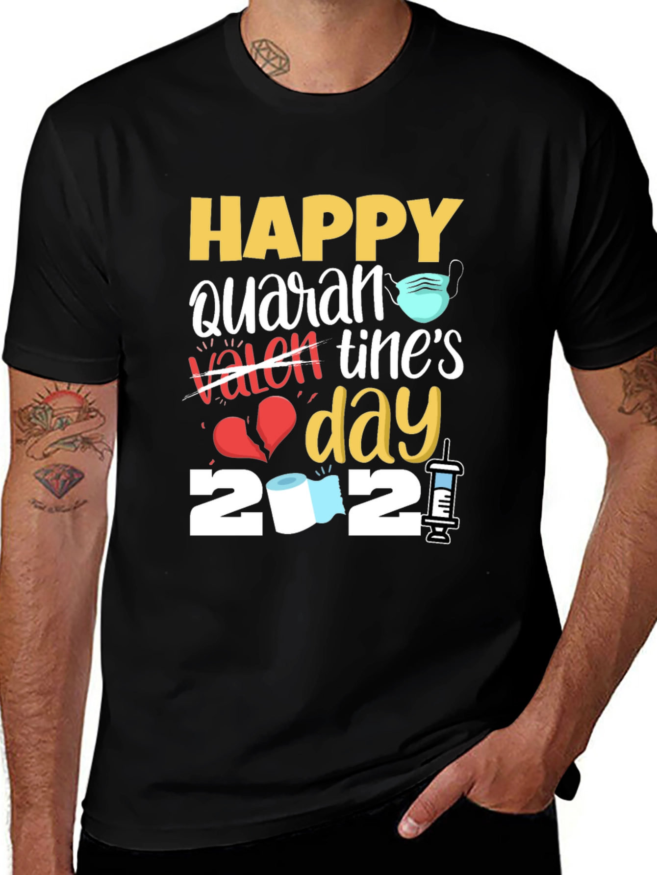 Quarantine Valentine's Day T-Shirt