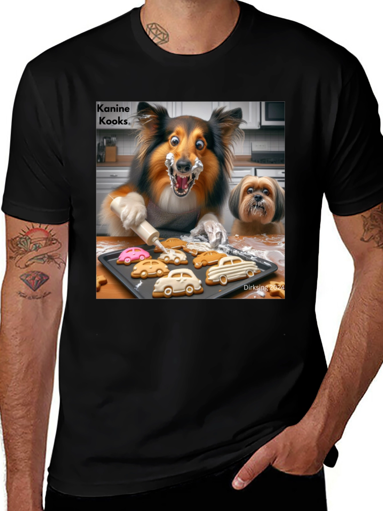 Variant 23 of Kanine Kooks Car Cookie Shirt