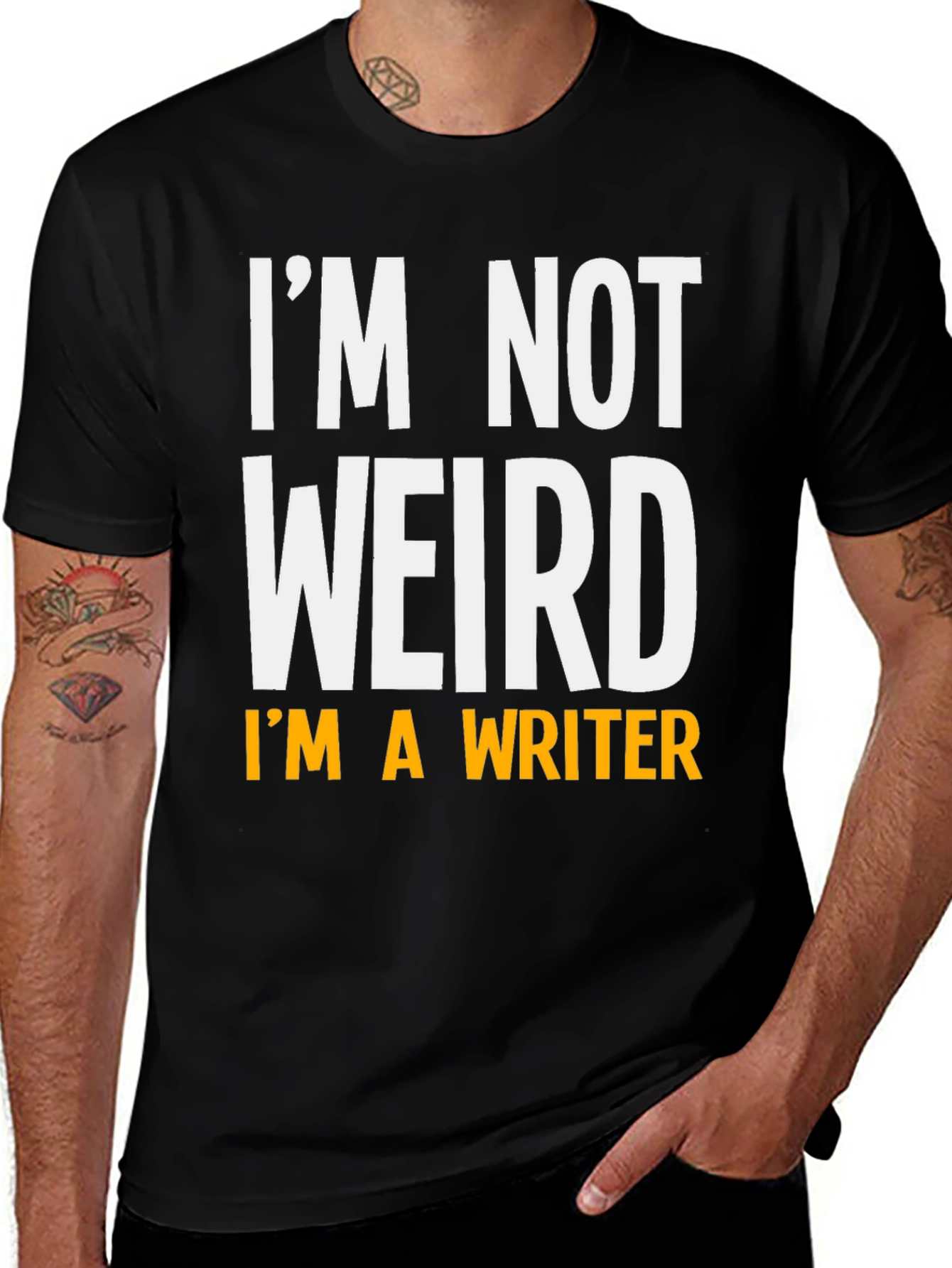 Variant 21 of I'm Not Weird, I'm a Writer T-Shirt