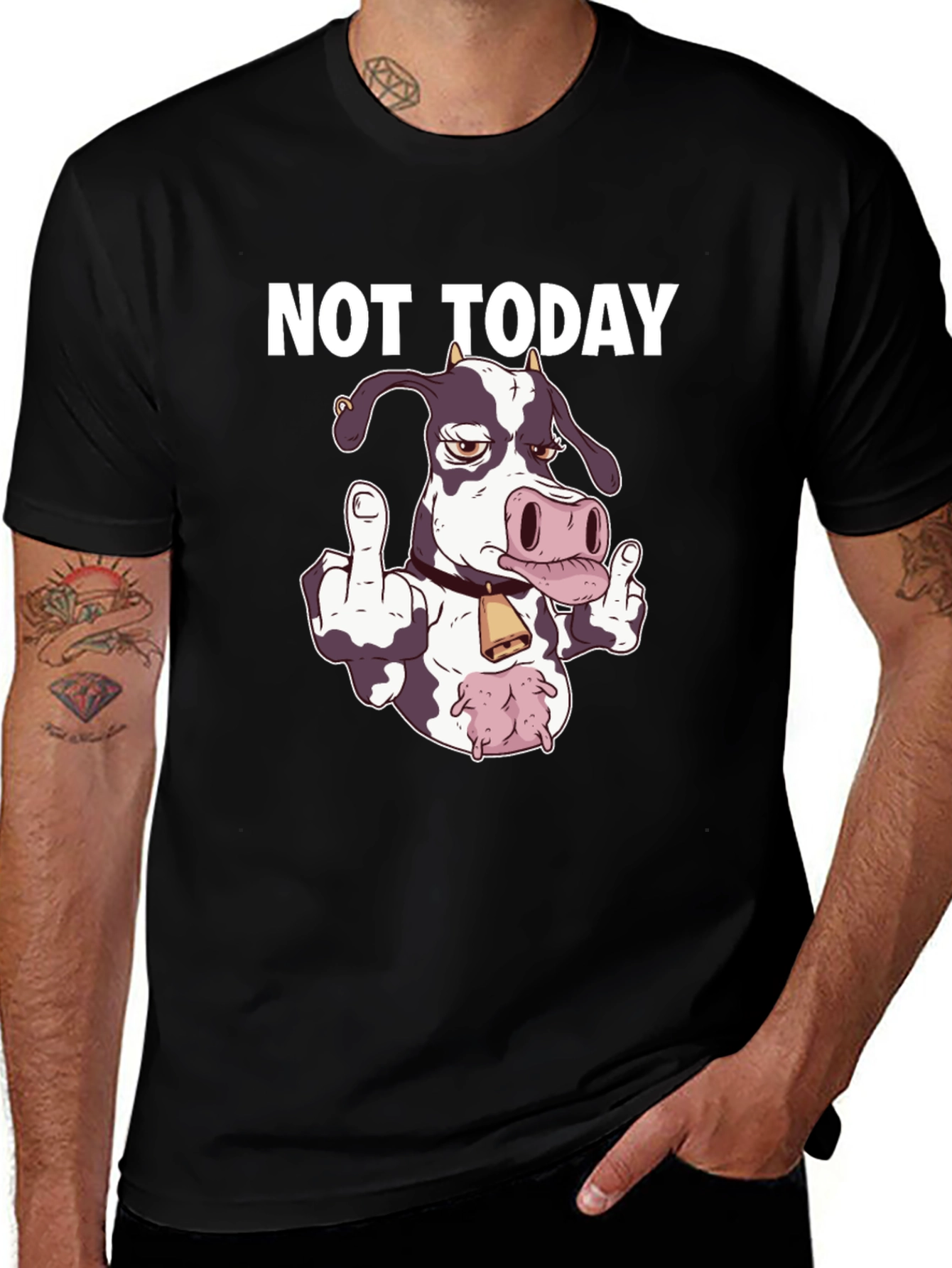 Variant 16 of Not Today Funny Cow T-Shirt