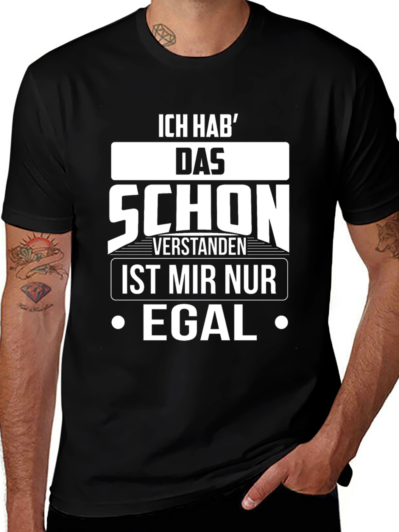 Variant 25 of Funny German Phrase T-Shirt - "I Already Understood"
