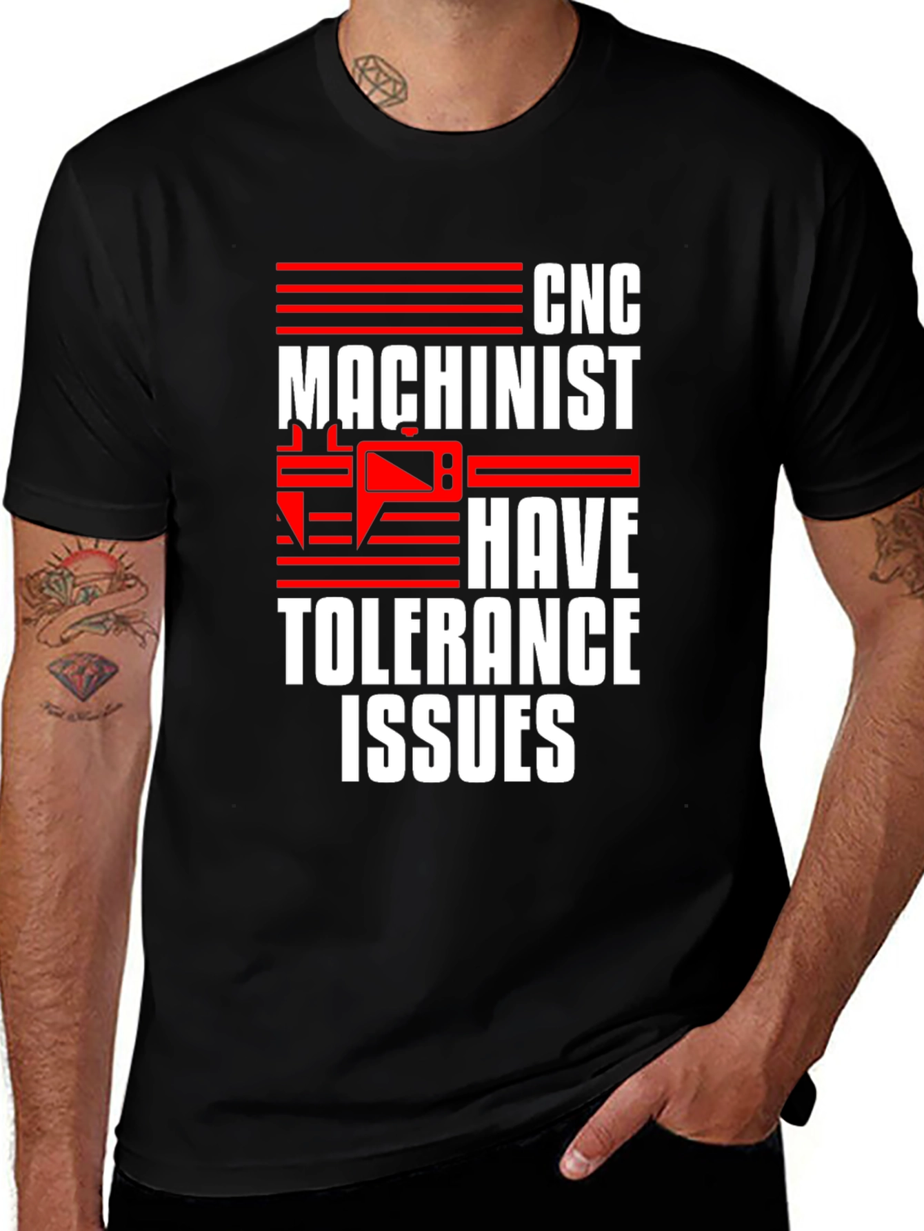 CNC Machinist Tolerance Issues T-Shirt