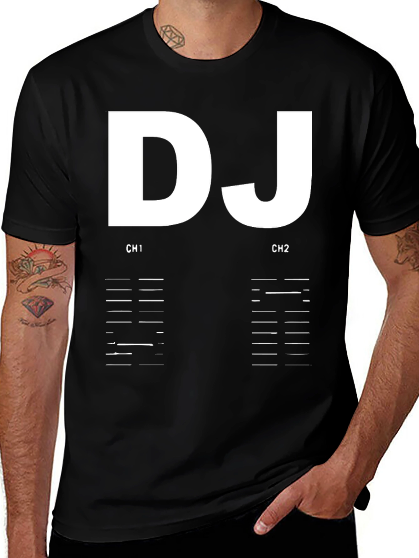 Variant 23 of DJ Mixer Graphic Tee - Music Lover Shirt