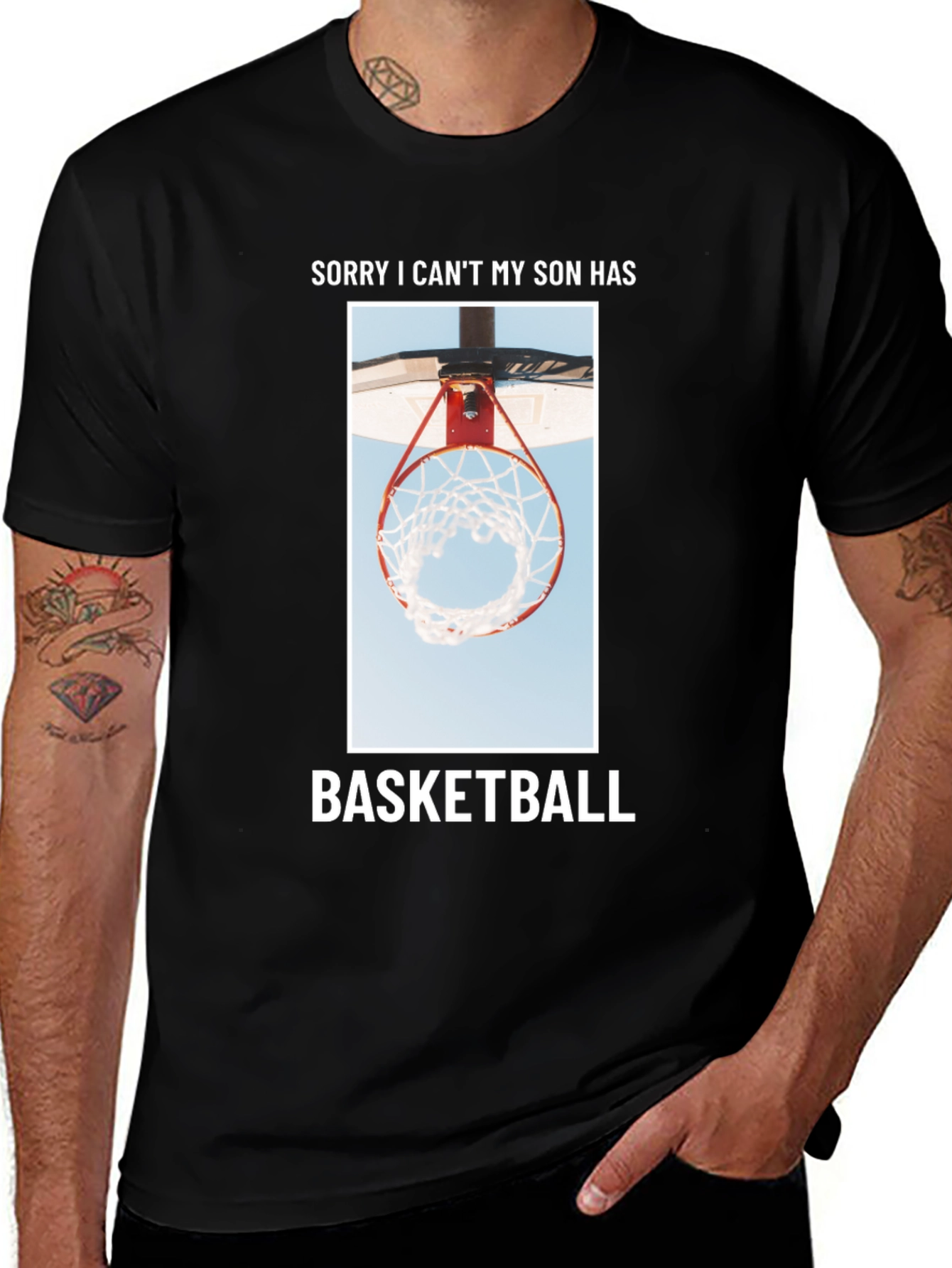 Variant 8 of Basketball Son T-Shirt Funny Graphic Tee