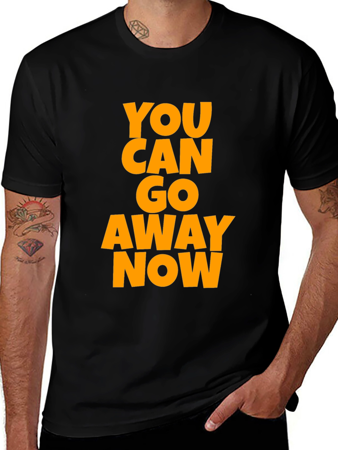Variant 16 of Funny Graphic Tee - You Can Go Away Now
