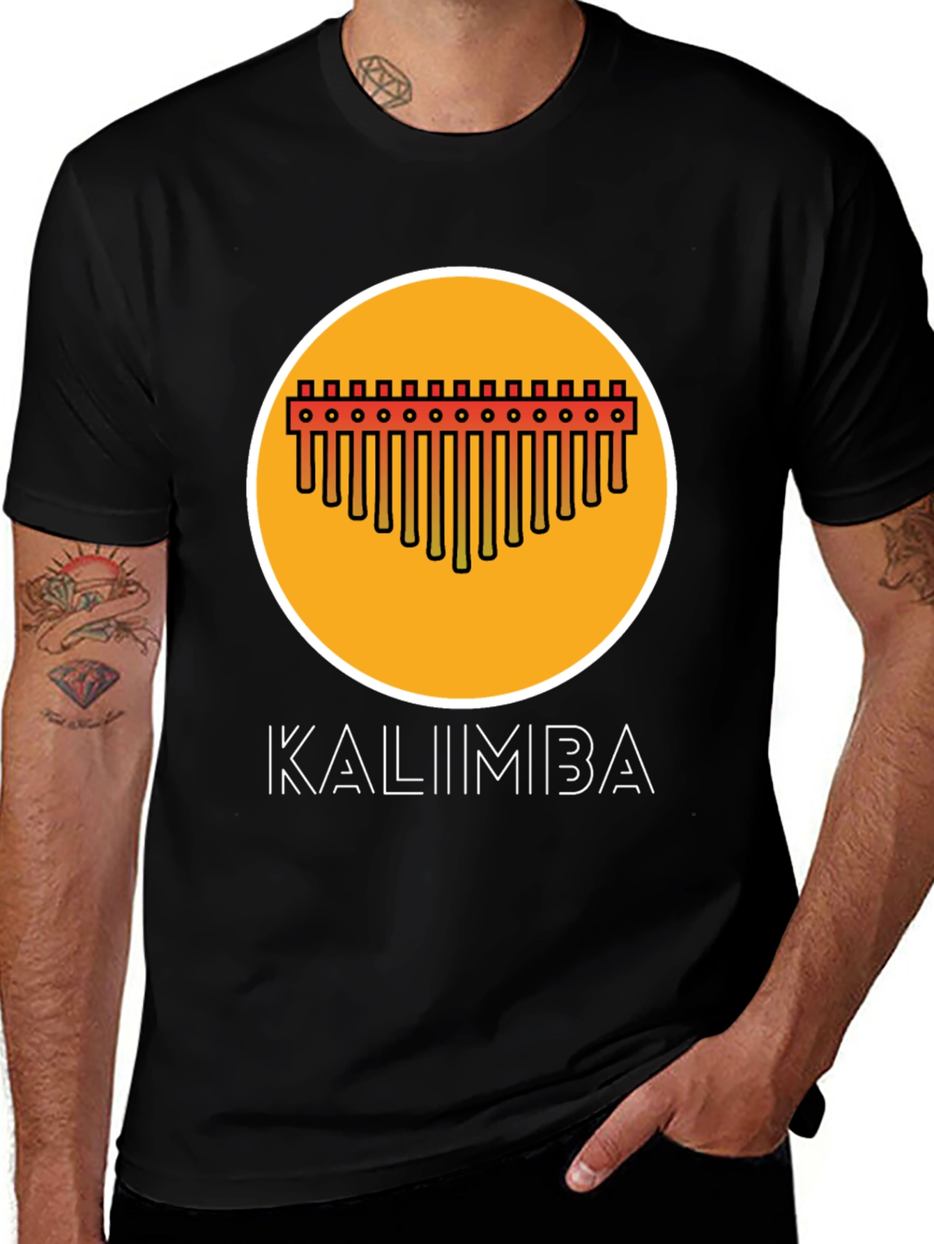 Kalimba T-Shirt - Musical Instrument Design