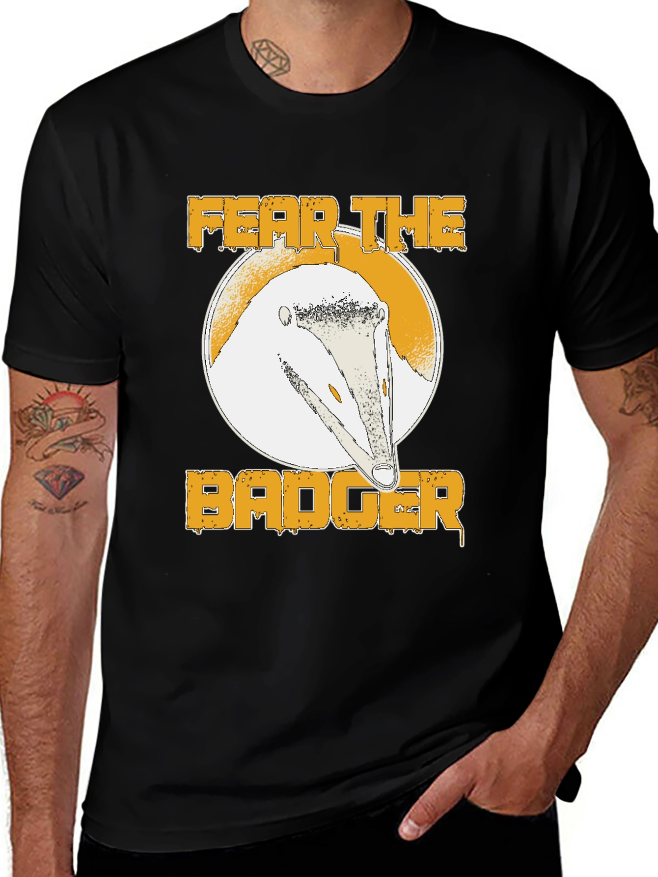Variant 20 of Fear The Badger T-Shirt - Unique Graphic Tee