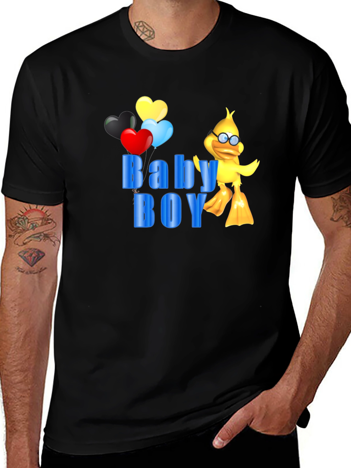 Baby Boy Duck Graphic T-Shirt
