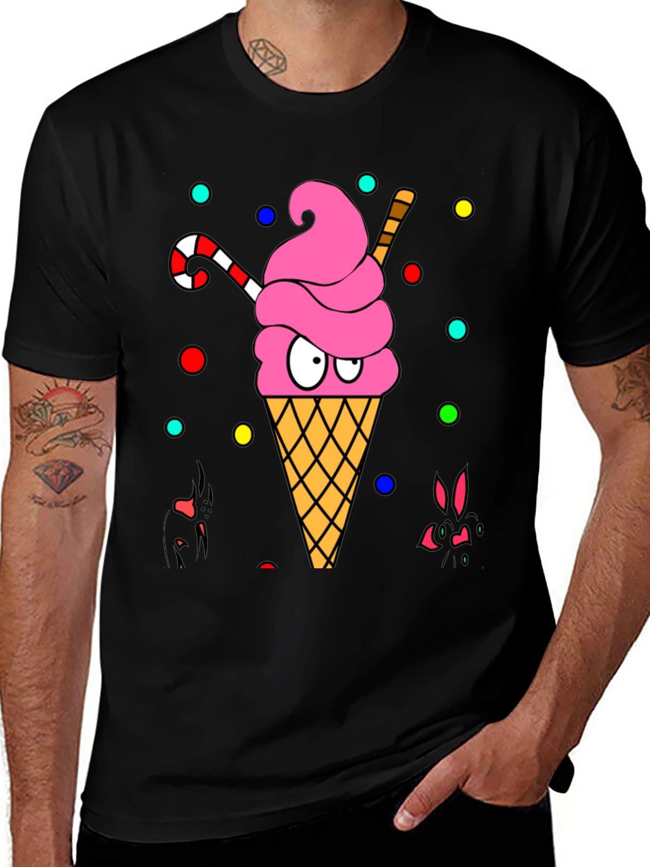 Variant 5 of Ice Cream Cone Graphic T-Shirt