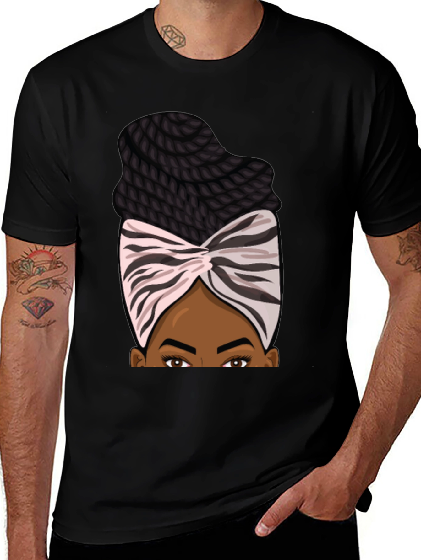 Variant 28 of Head Wrap Graphic T-Shirt
