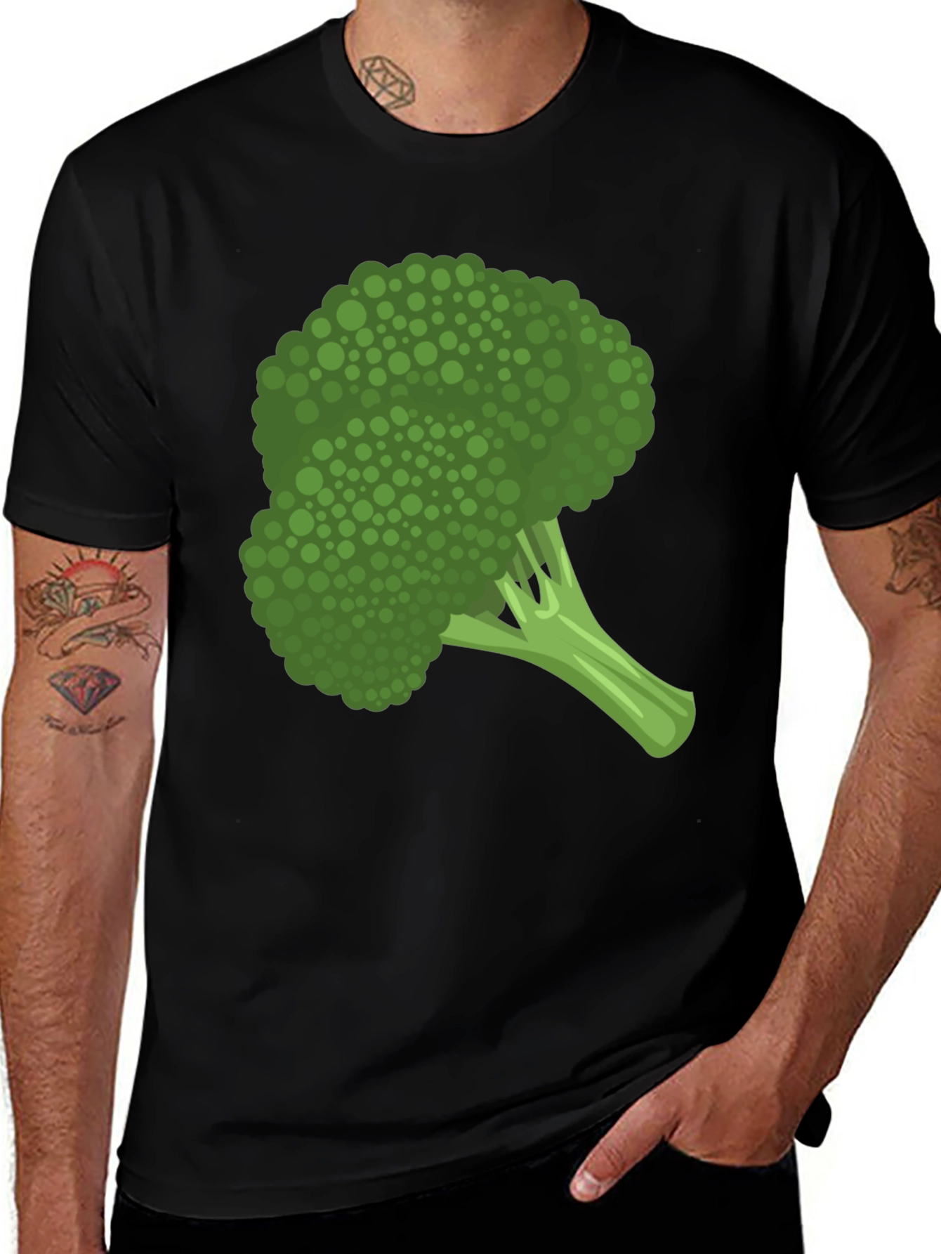 Variant 30 of Broccoli Graphic Tee - Fresh Veggie Style